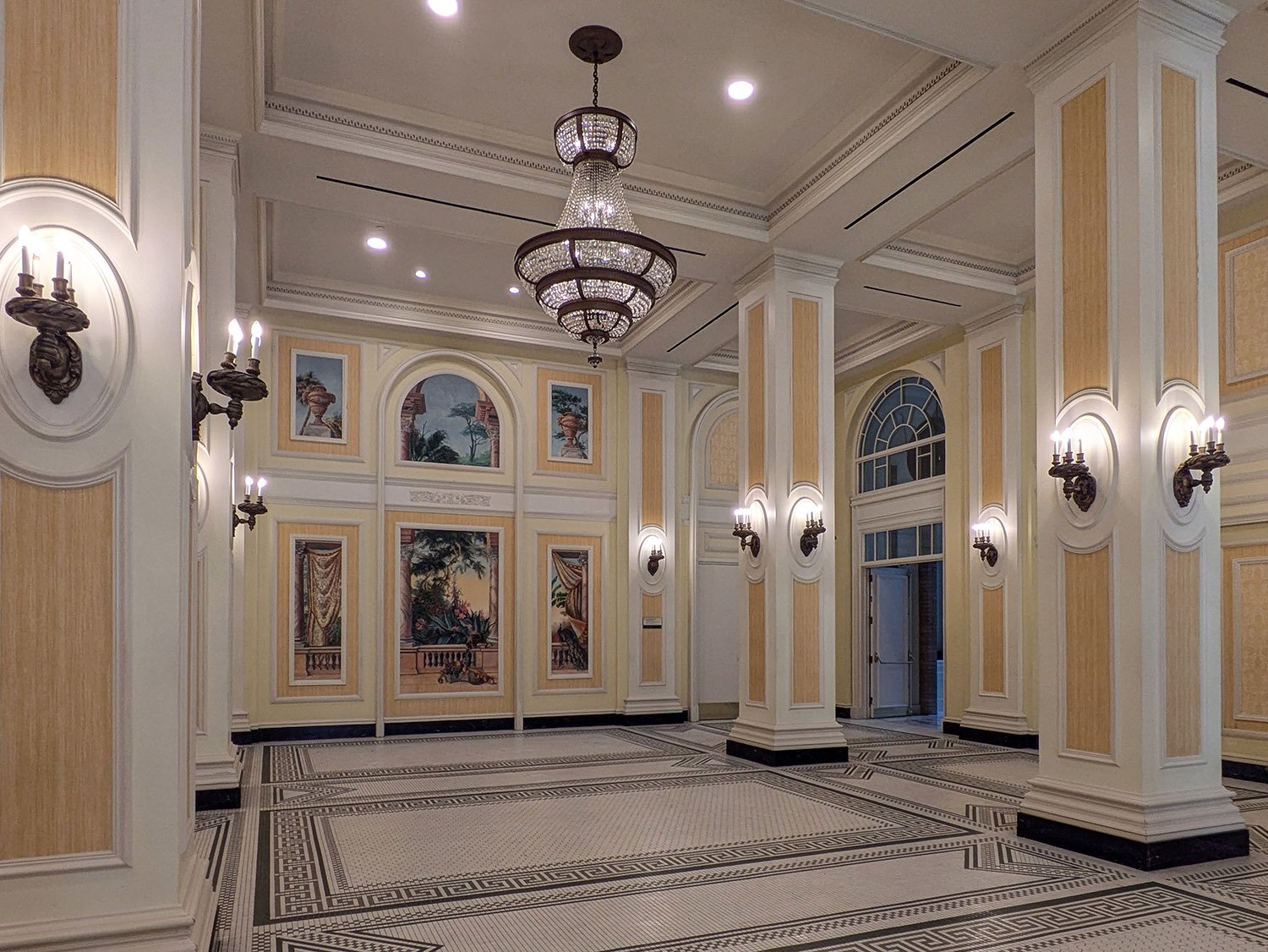Ground-floor lobby in the Georgian Terrace Hotel Expansion, Atlanta