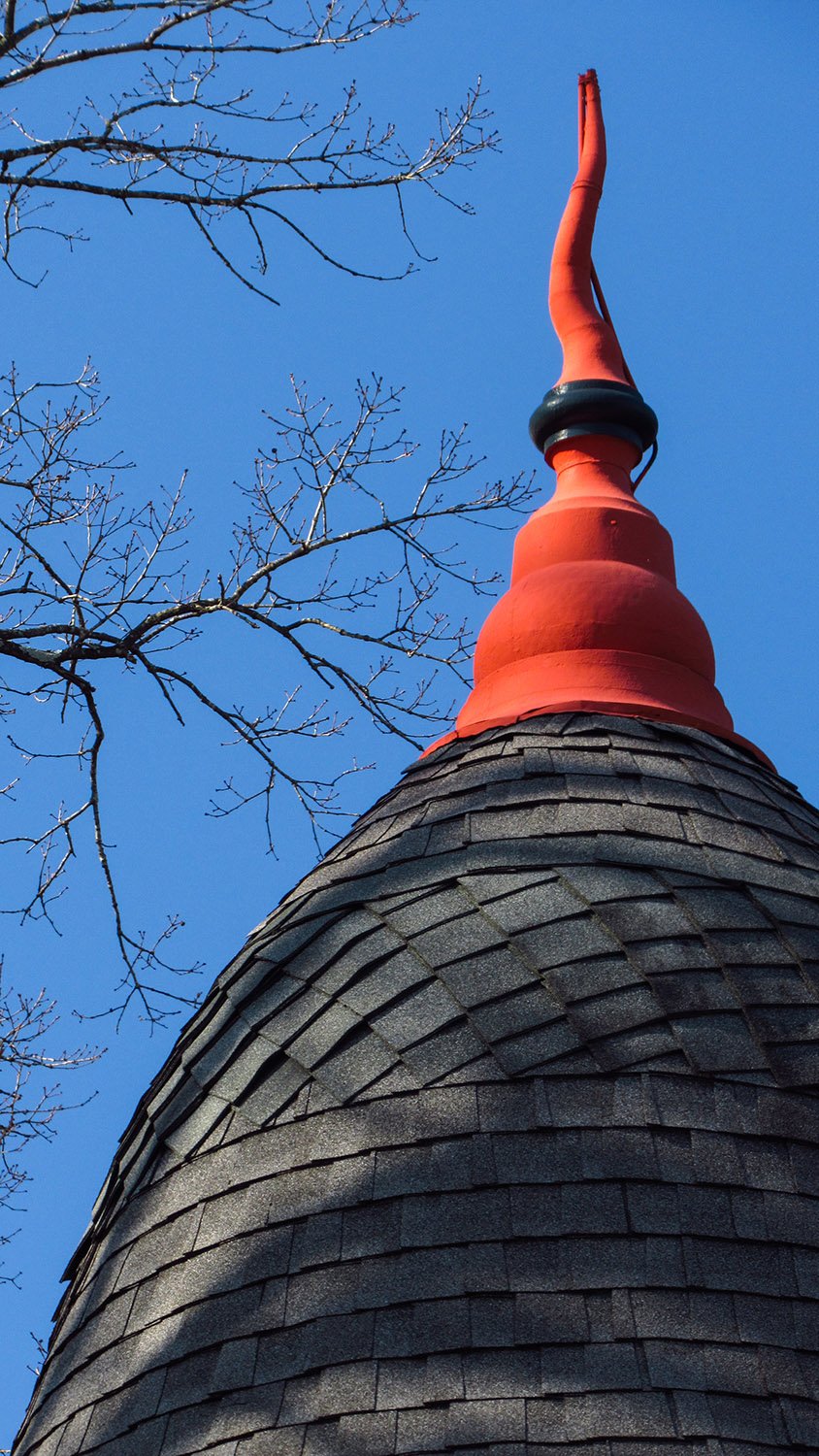 Roof finial on the J.M. Beath Residence