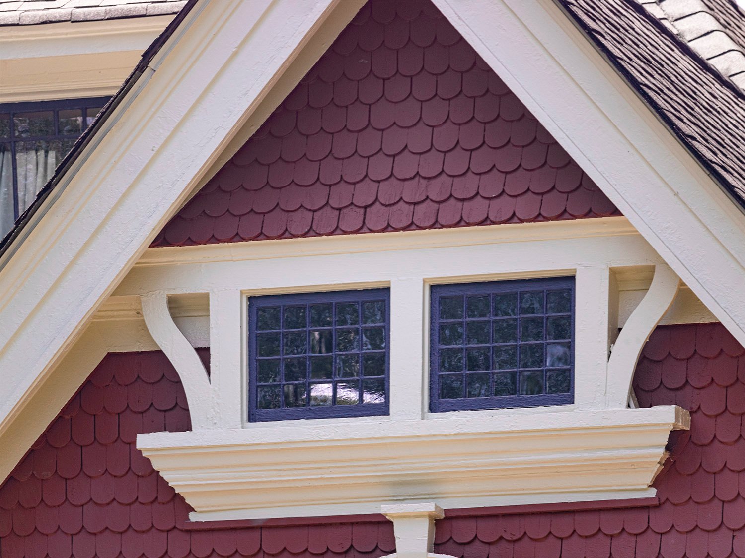 Attic window on the J.M. Beath Residence, Atlanta
