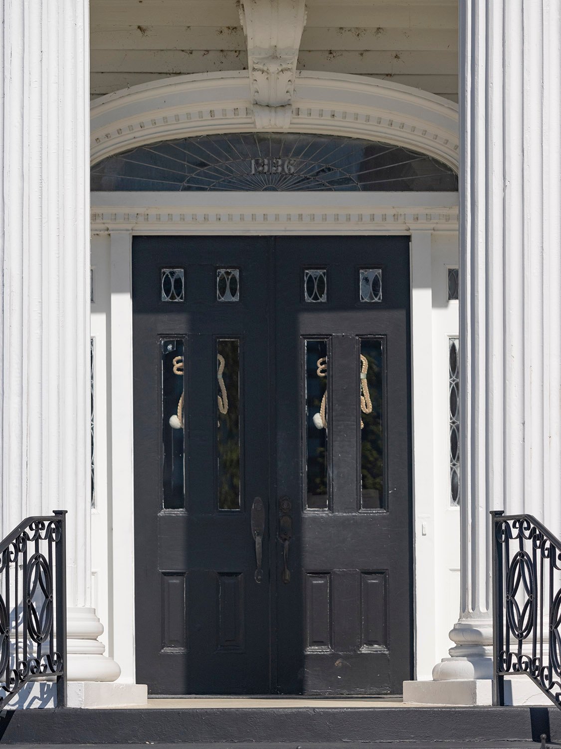 Front door of the John Blackmar Residence, Columbus, Georgia