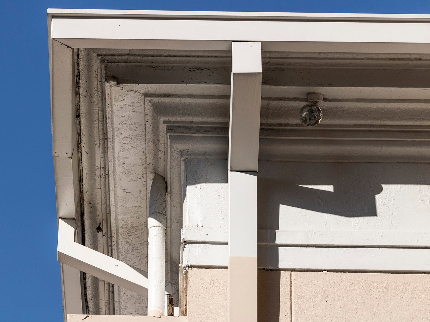 Cornice on the facade of Denmark Hall, Athens, Georgia
