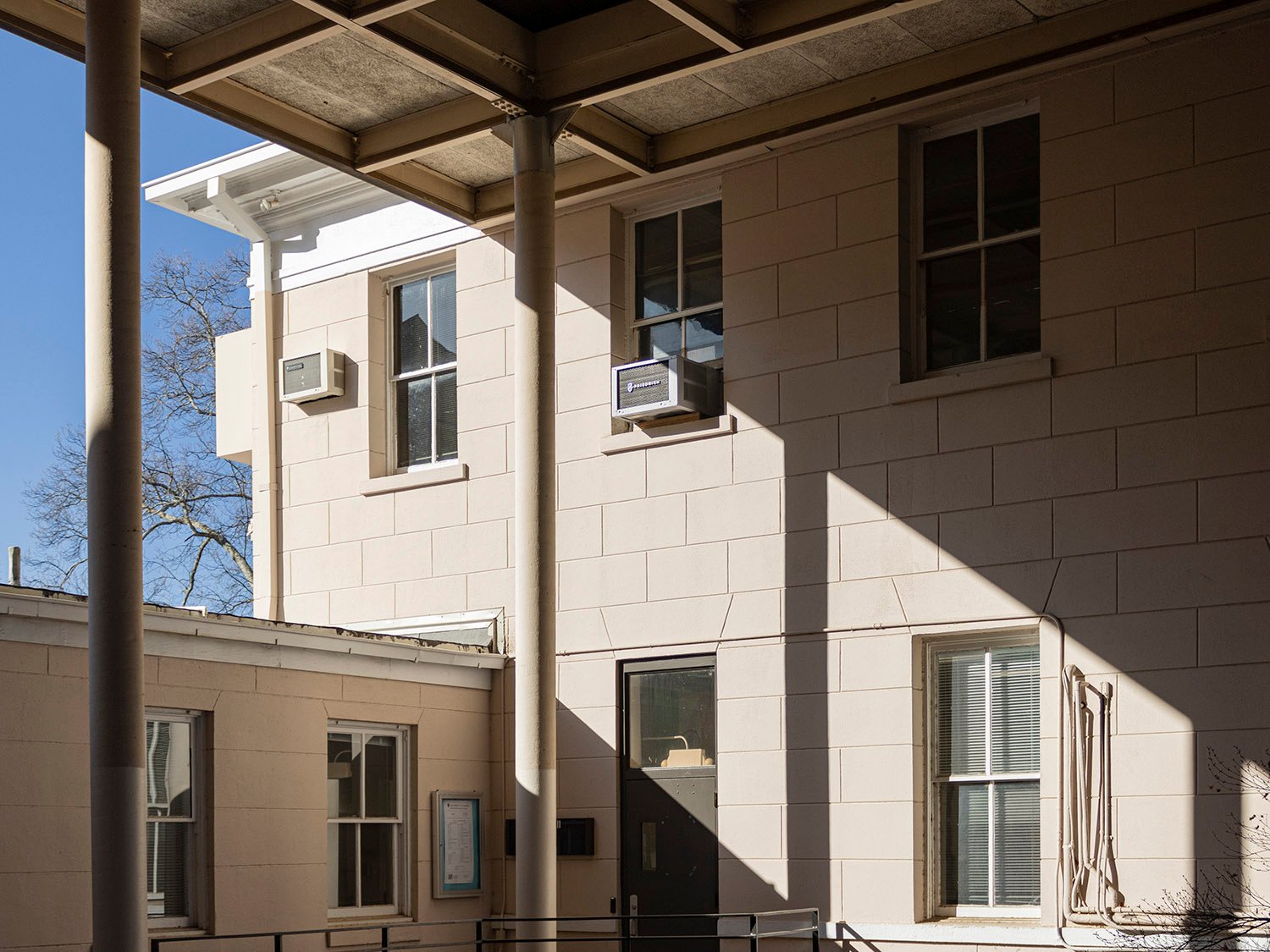 East side of Denmark Hall