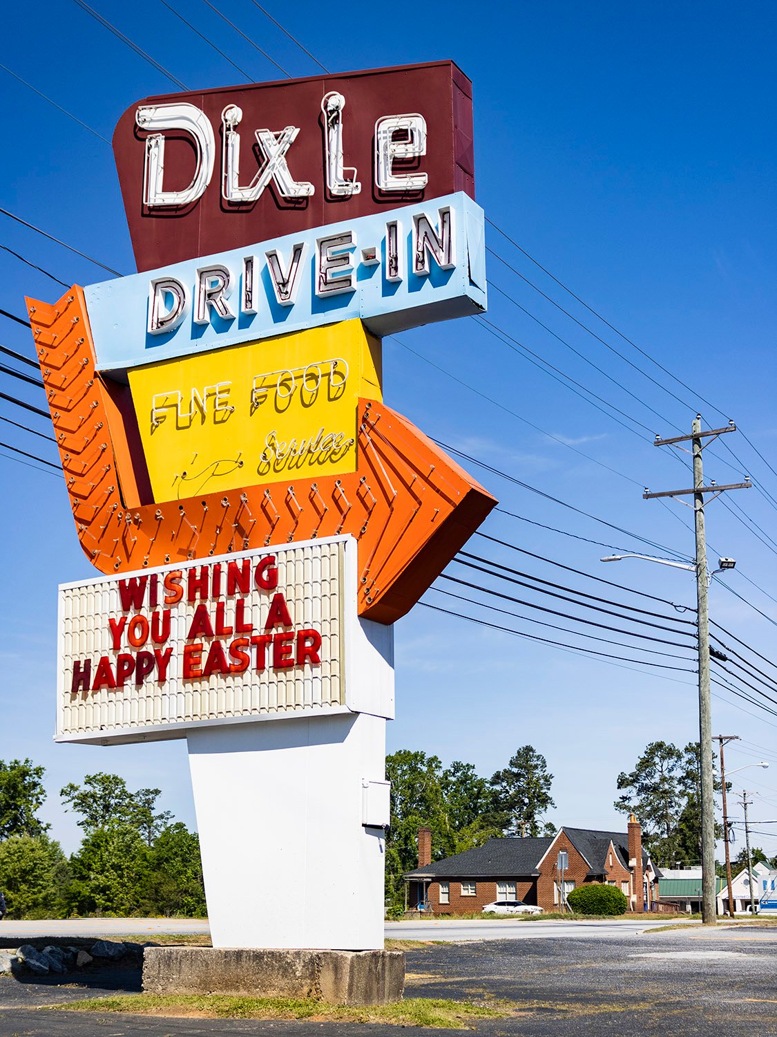 Dixie Drive-In (1959). 600 Montague Avenue, Greenwood, South Carolina.