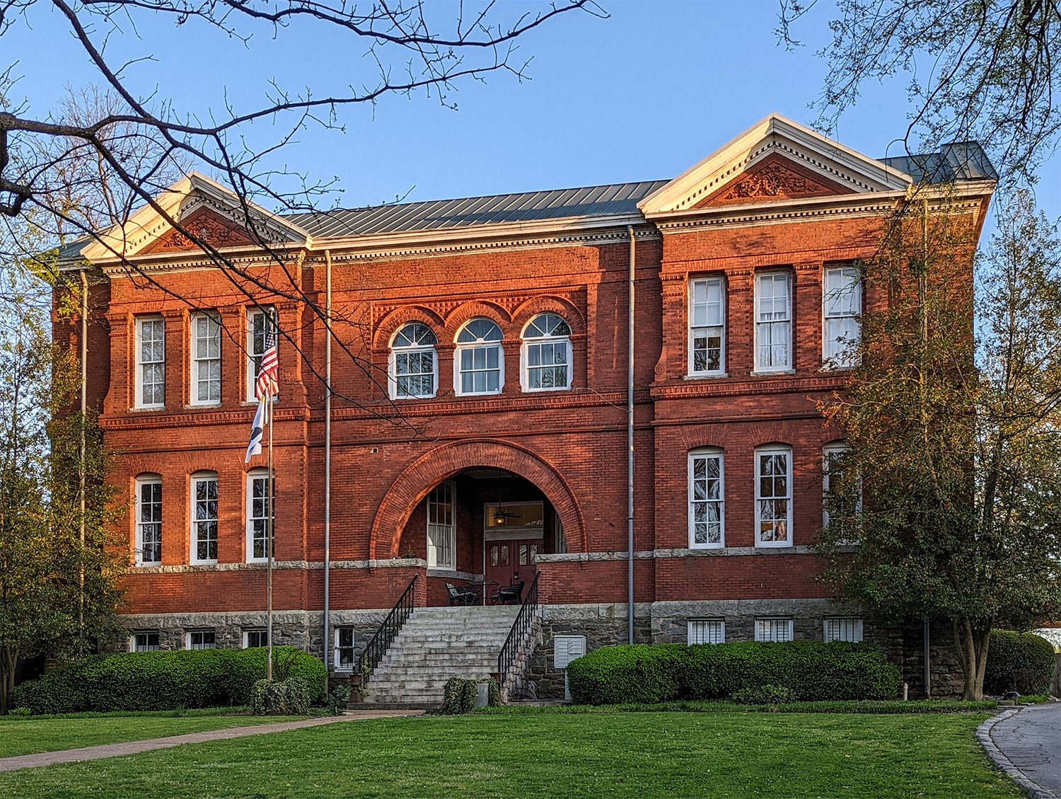 G.L. Norrman. Edgewood Avenue Grammar School. Inman Park, Atlanta (1892). 