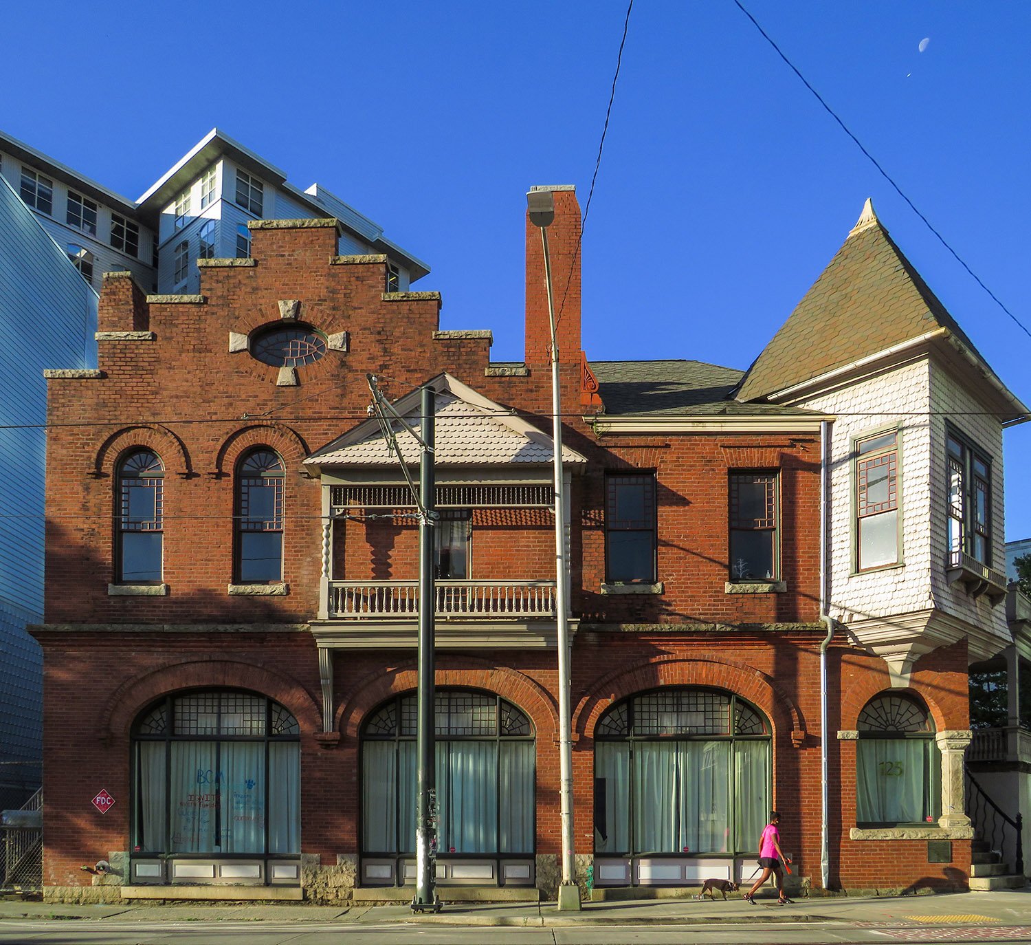 North elevation of 125 Edgewood Avenue
