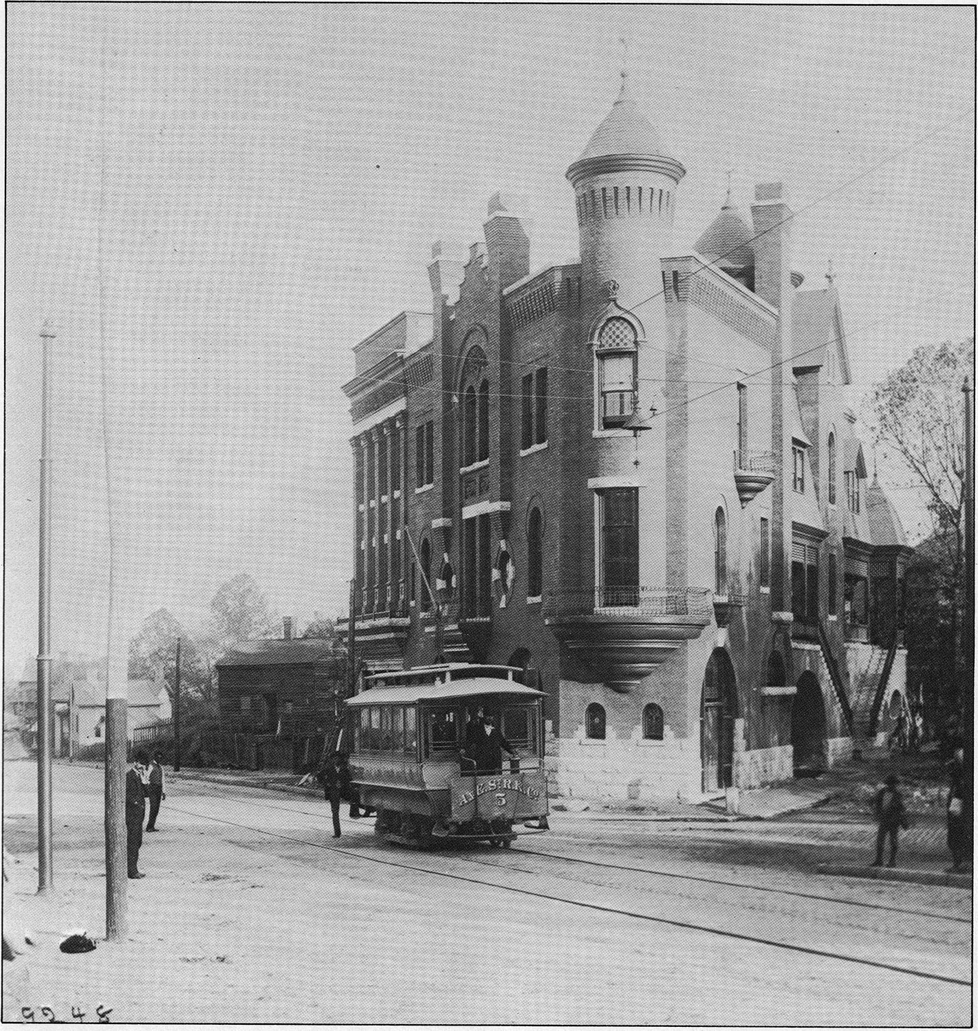 G.L. Norrman. Exchange Building (1889, demolished 1938). Atlanta.