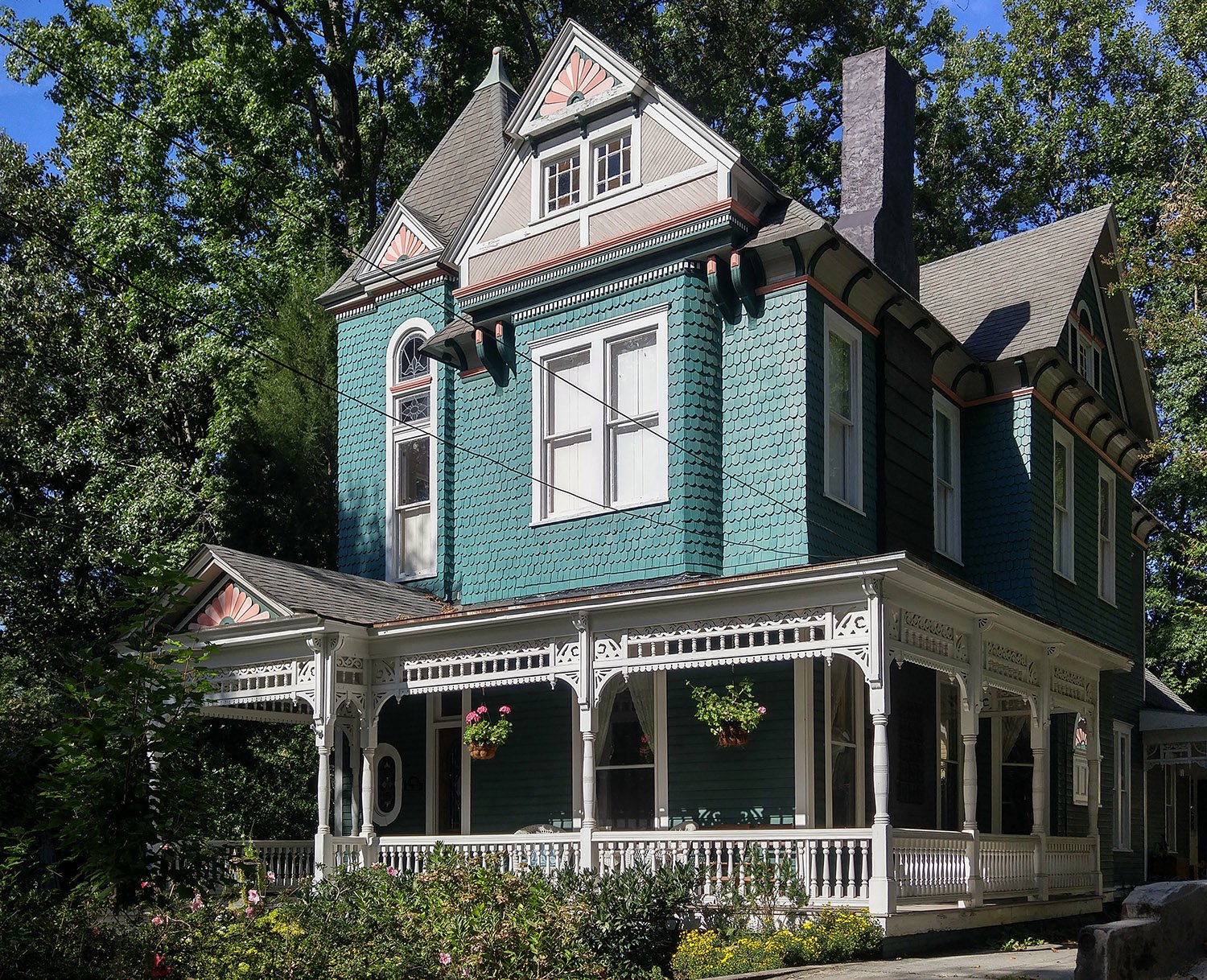 J.W. Golucke. M.A. Hale Residence (1892). Inman Park, Atlanta.