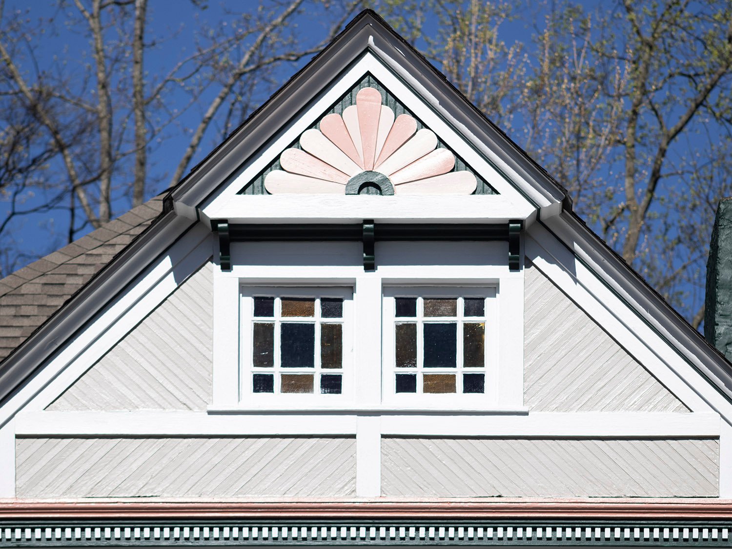 Gable on the M.A. Hale Residence
