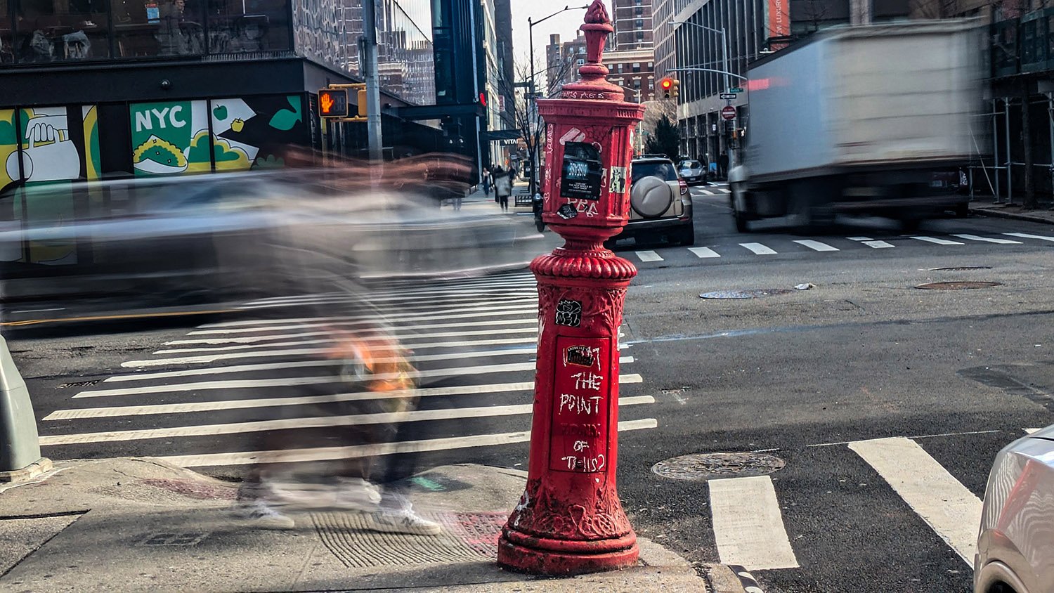 Corner of Essex and Broome Streets. Lower East Side, New York