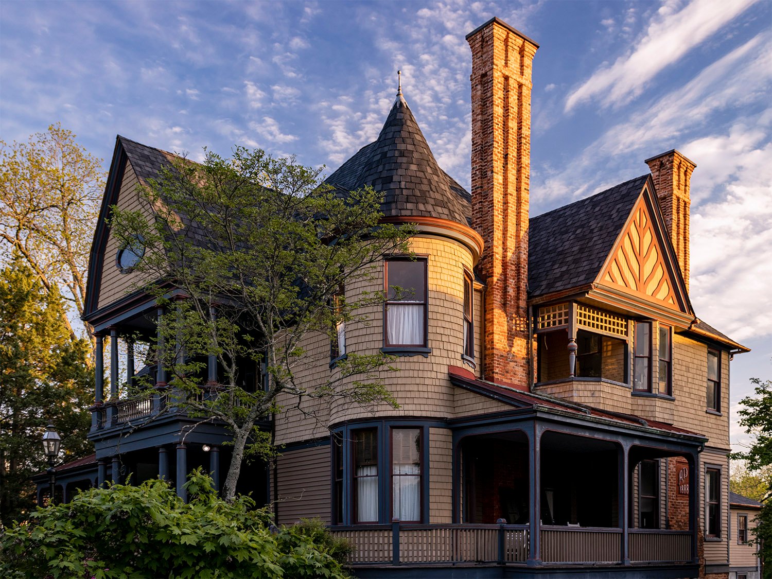 G.L. Norrman. Samuel McGowan House (1889). Abbeville, South Carolina. 