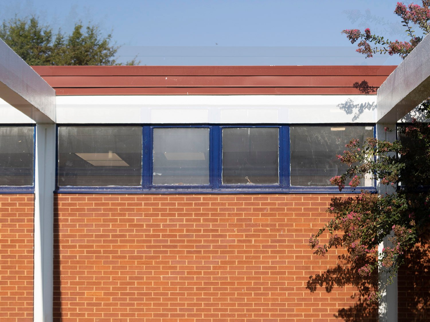 Clerestory windows on Midway Elementary School, Decatur, Georgia