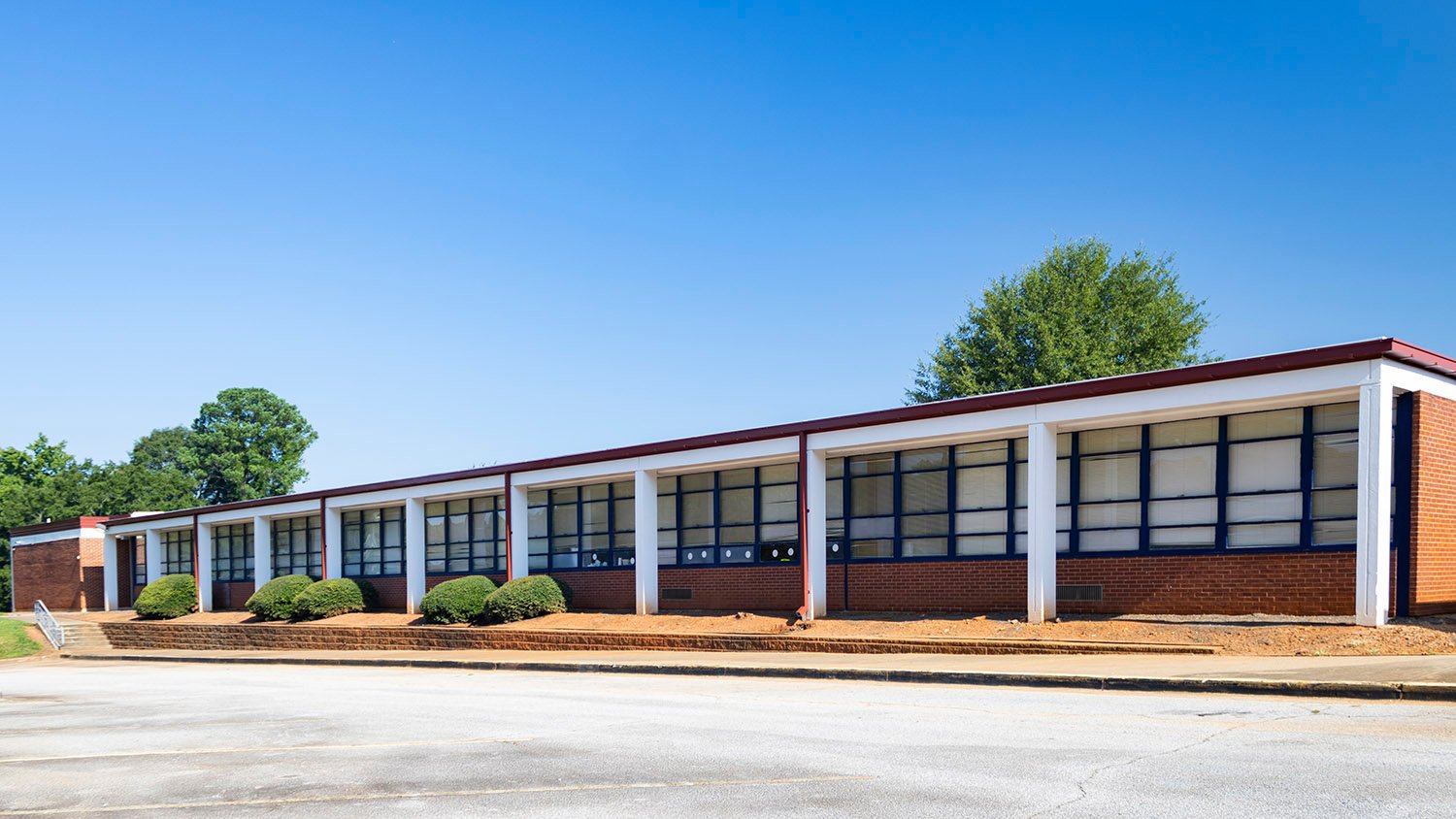 South elevation of Midway Elementary School, Decatur, Georgia