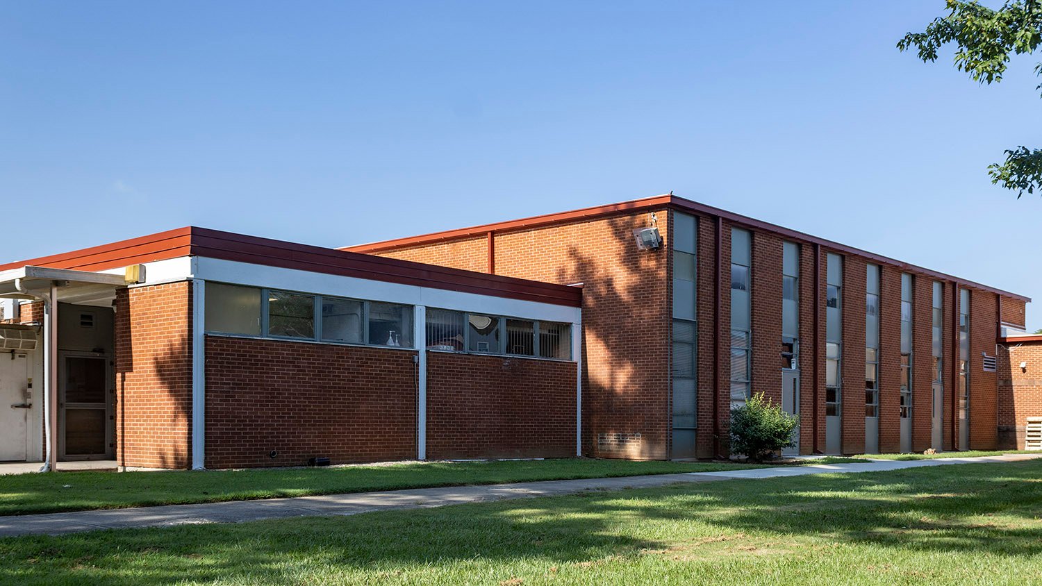 North elevation of Midway Elementary School, Decatur, Georgia