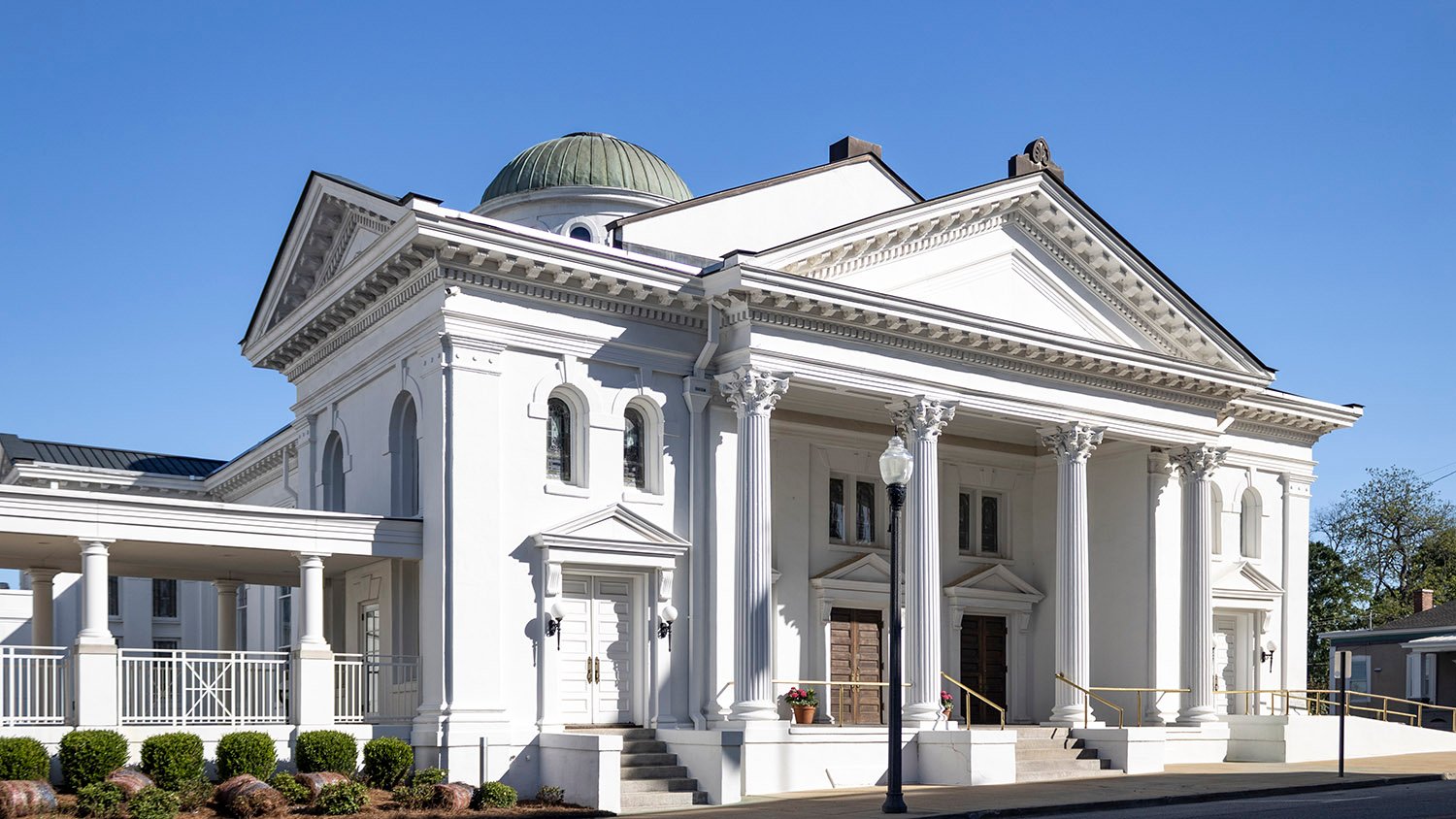 Bruce & Everett. First Methodist Church renovation and expansion (1909). Opelika, Alabama.