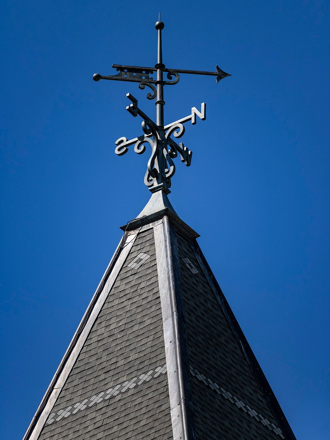 Weather vane on the bell tower of Samford Hall, Auburn, Alabama