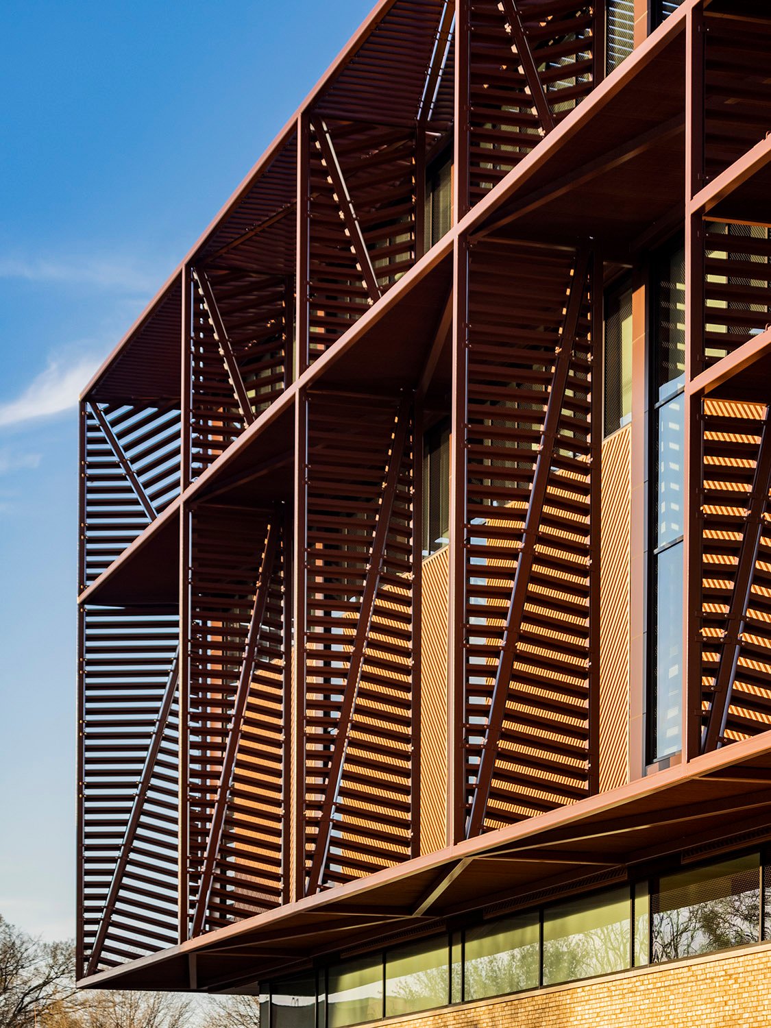 South facade of Spelman College Center for Innovation & the Arts