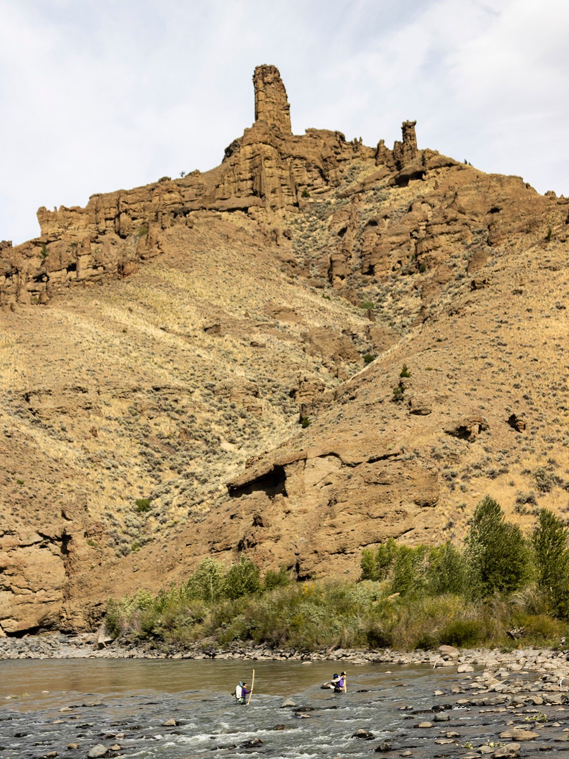 Crossing the Shoshone River
