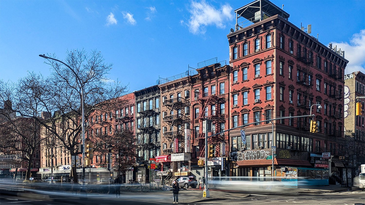Corner of Delancy and Allen Streets, Lower East Side, New York