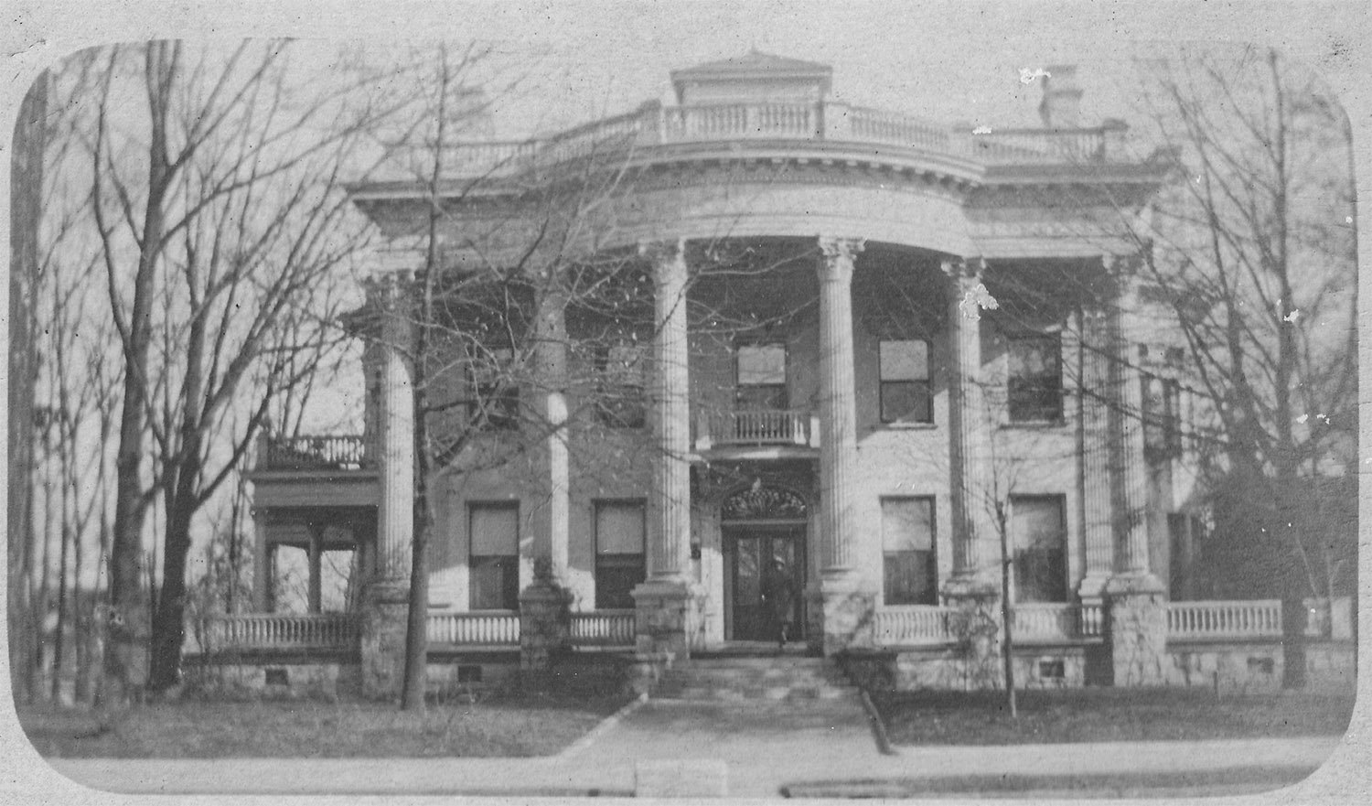 W.F. Denny. Fleming duBignon Residence (1902). Atlanta. Photograph from a postcard sent on March 2, 1909.