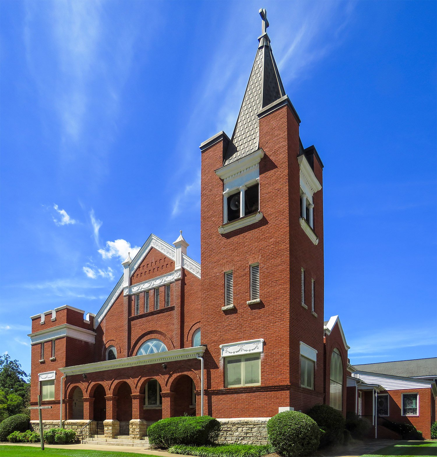 C. Walter Smith. First Baptist Church (1905). Greensboro, Georgia.