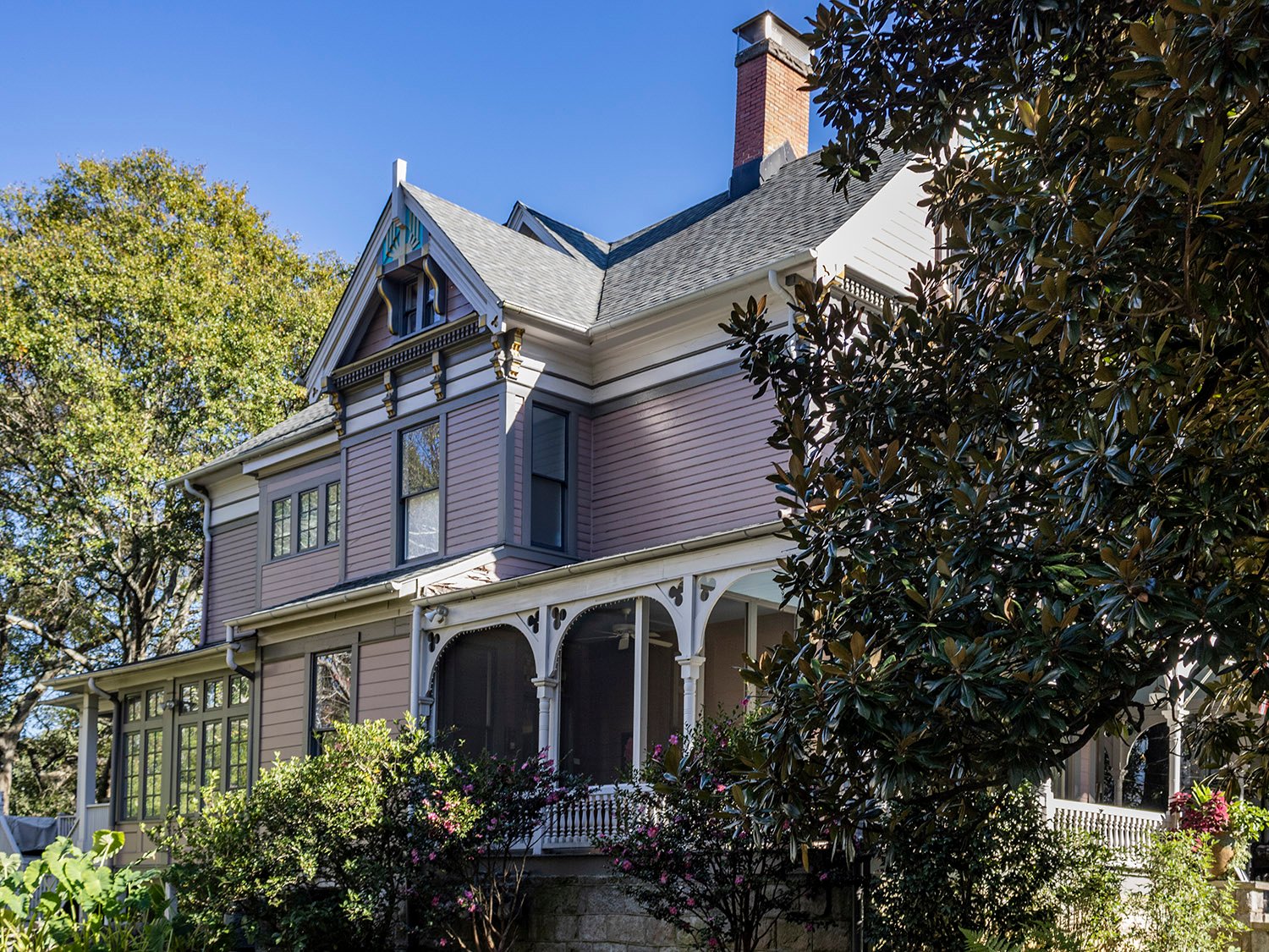 Looking at the north elevation of the W.W. Goodrich Residence