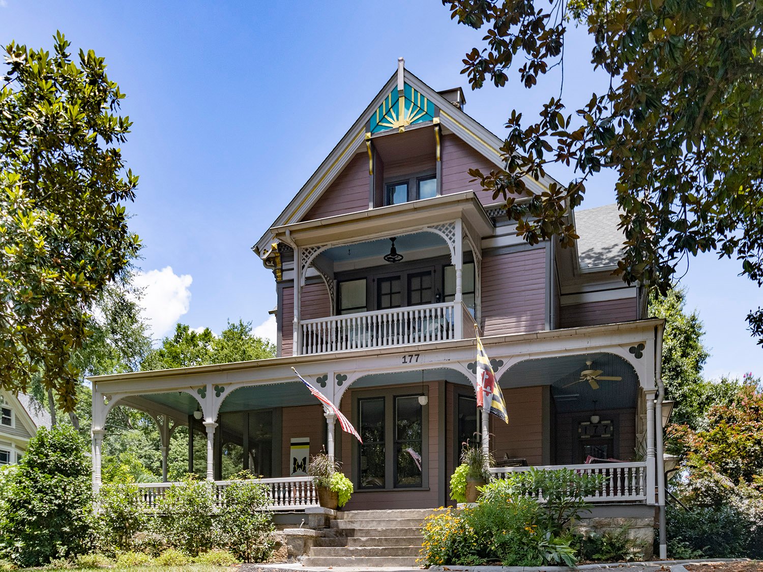 W.W. Goodrich. W.W. Goodrich Residence (1890, altered). Inman Park, Atlanta.