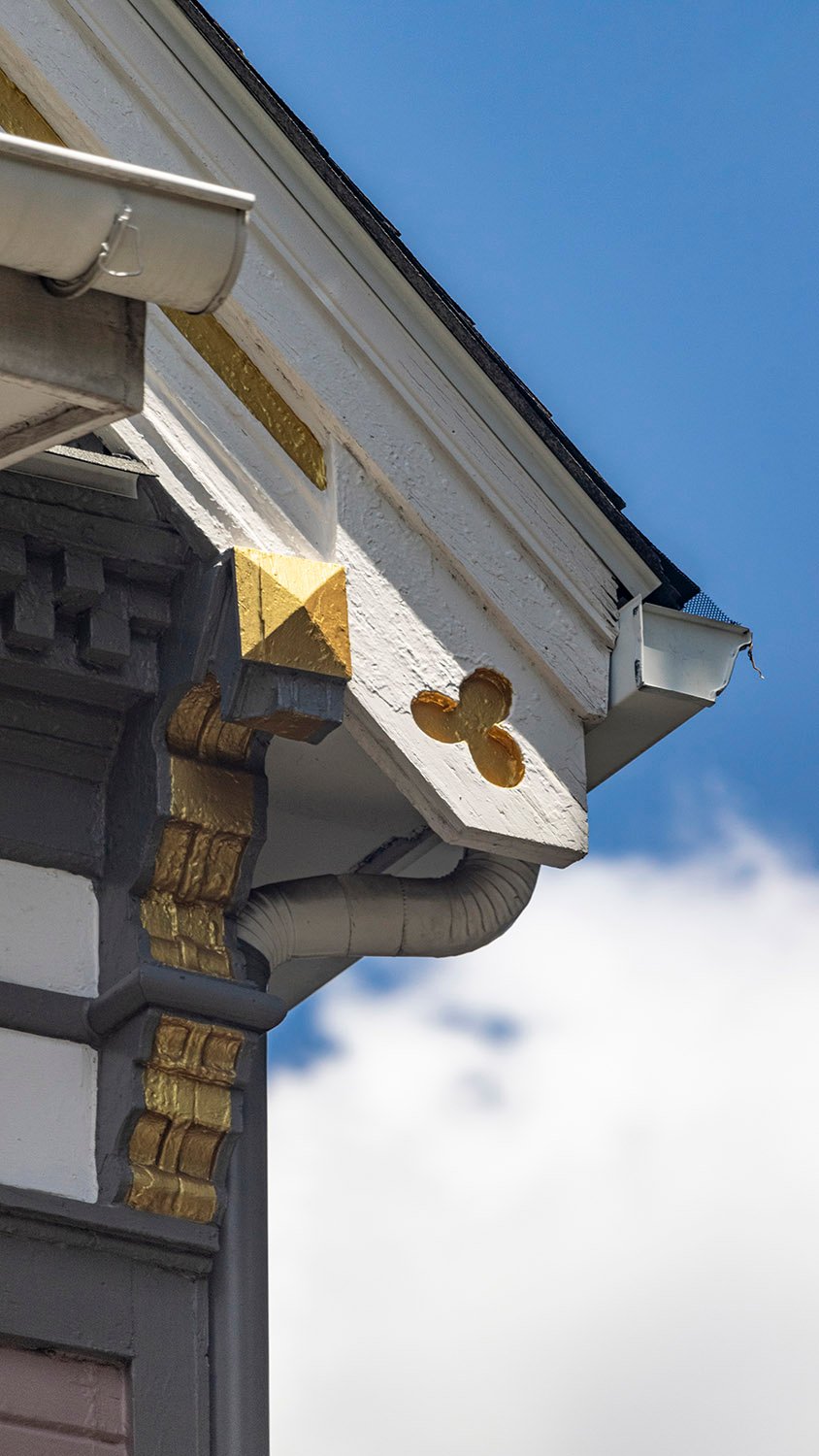 Bargeboard and corbel on the W.W. Goodrich Residence, Atlanta