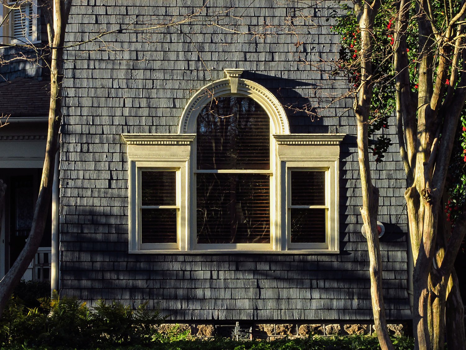 Palladian window on the C.D. Hurt Residence