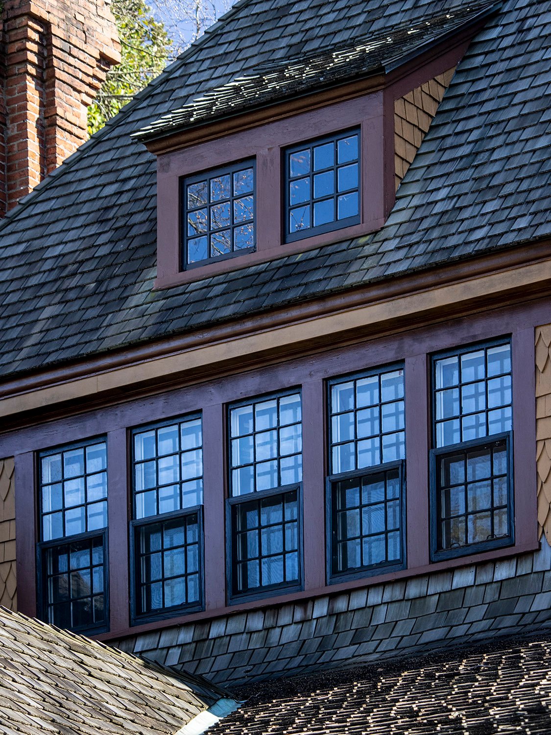 Second floor and dormer on The Wren's Nest