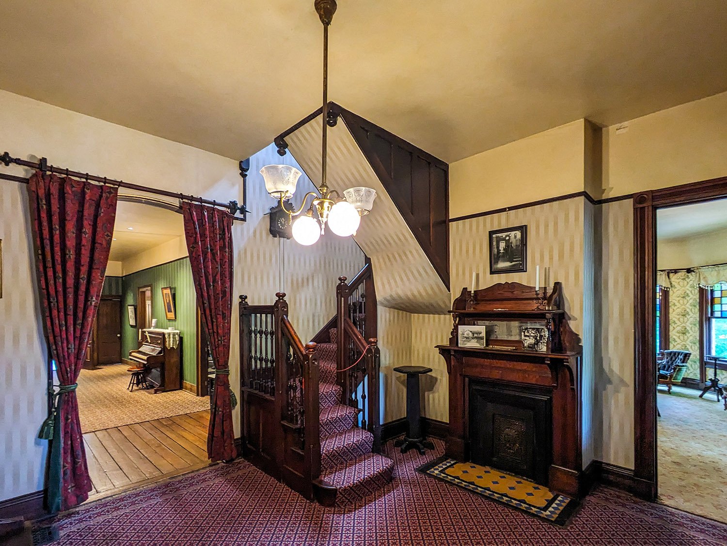 Stair hall in The Wren's Nest, Atlanta