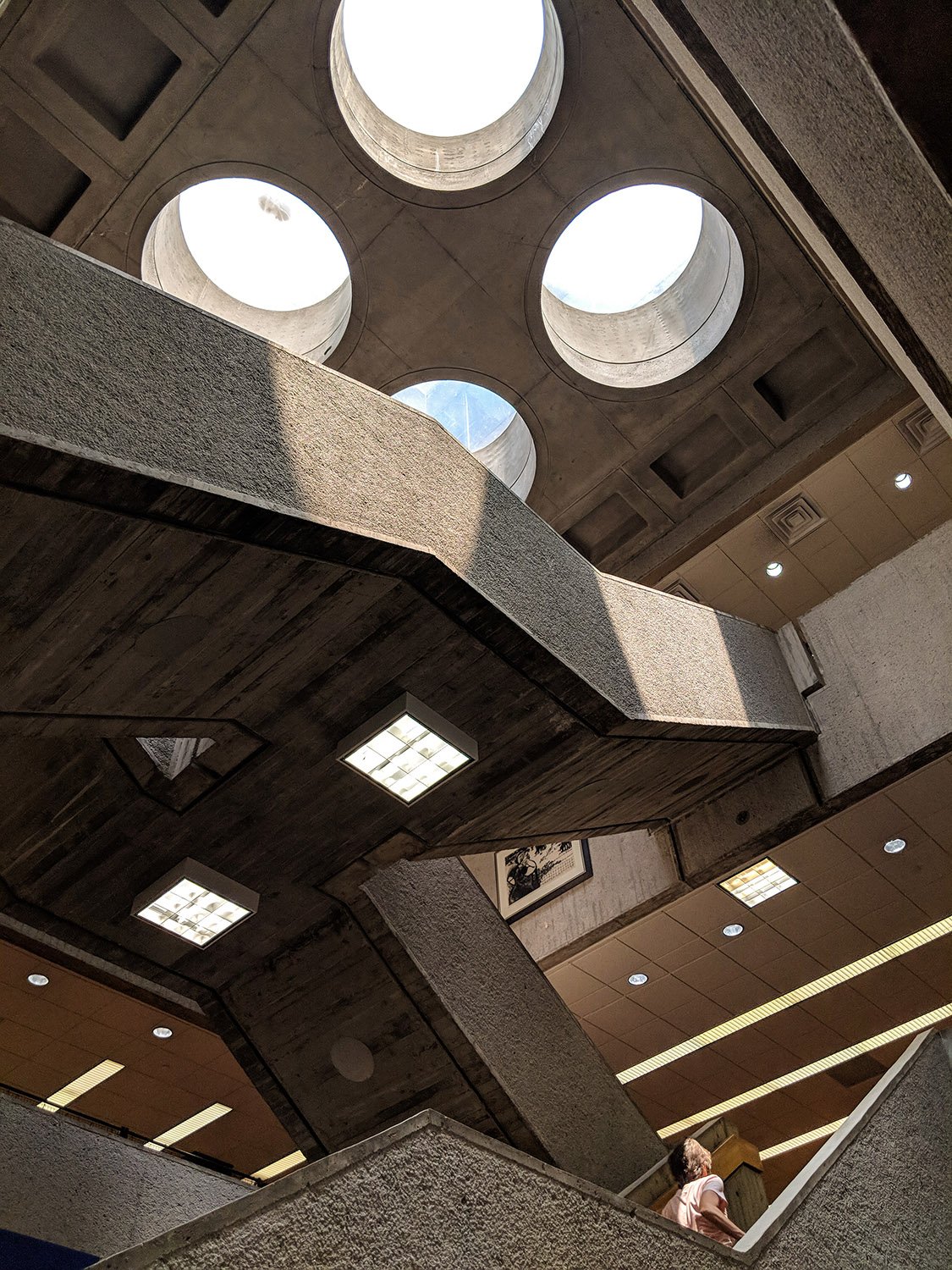 Central stairwell of the Atlanta Central Library