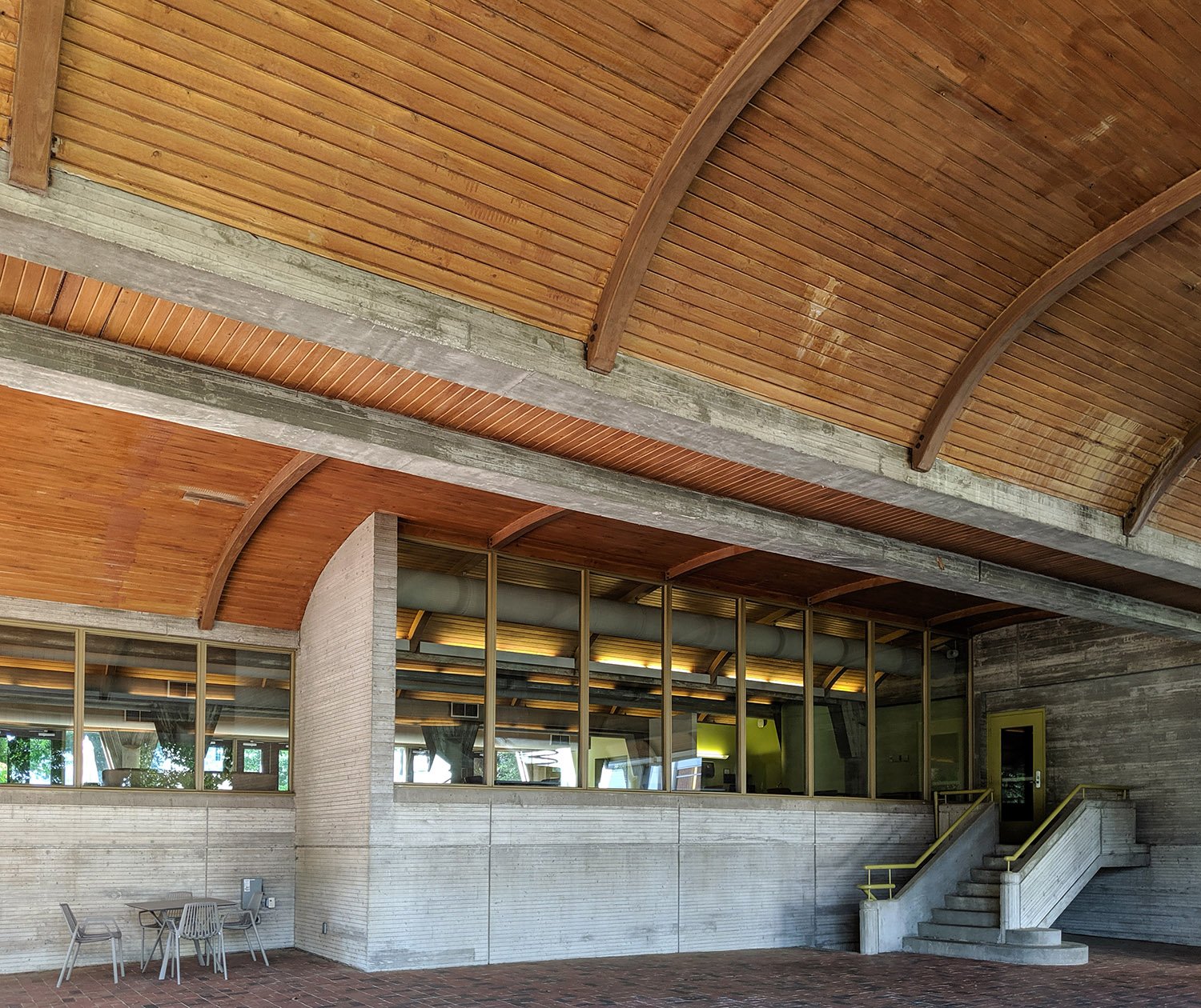 Ground floor entrance on the north elevation of Cannon Chapel