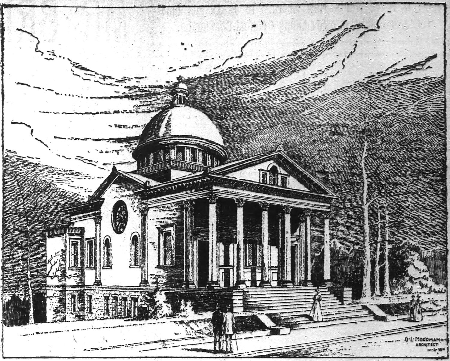 G.L. Norrman. First Church of Christ Scientist (1899, demolished). Atlanta.