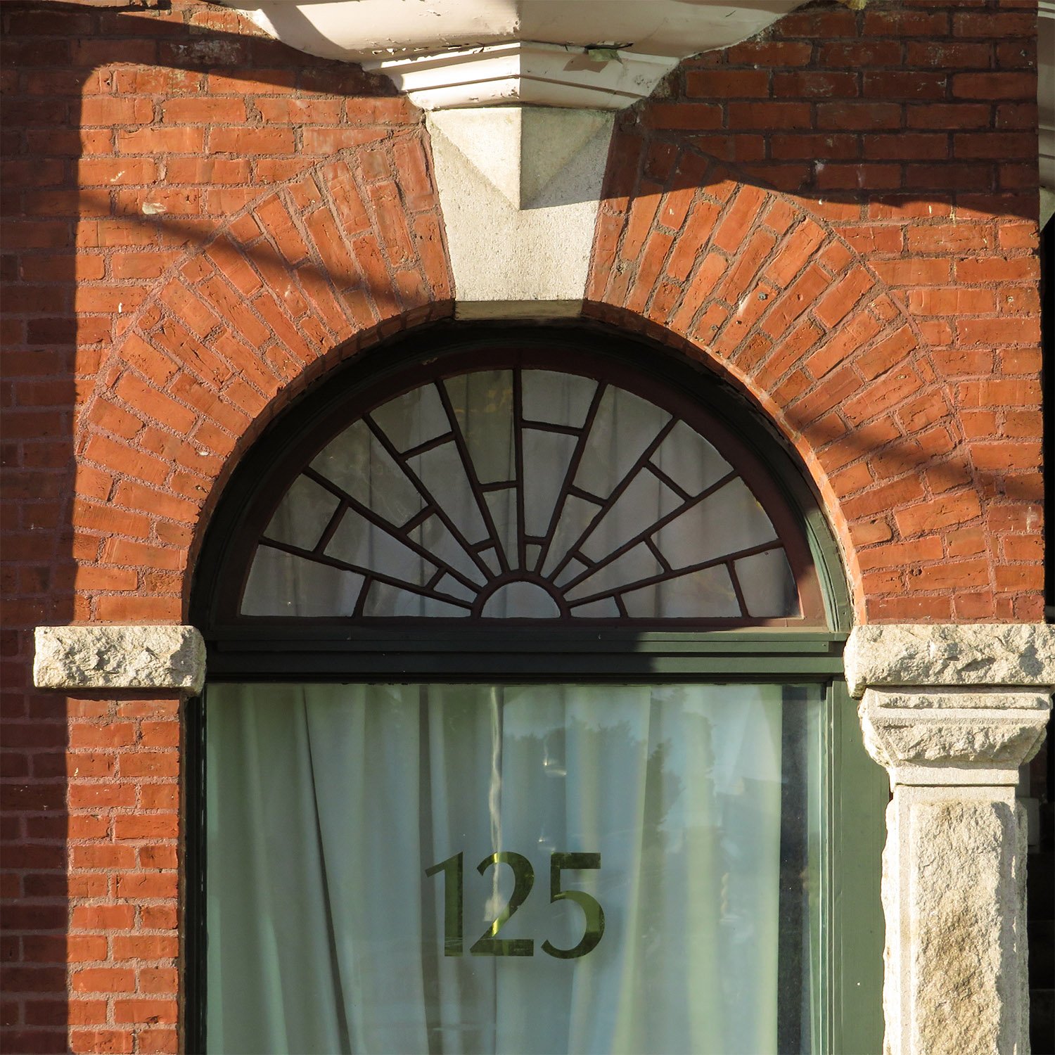 Ground floor window on the northeast corner of 125 Edgewood Avenue