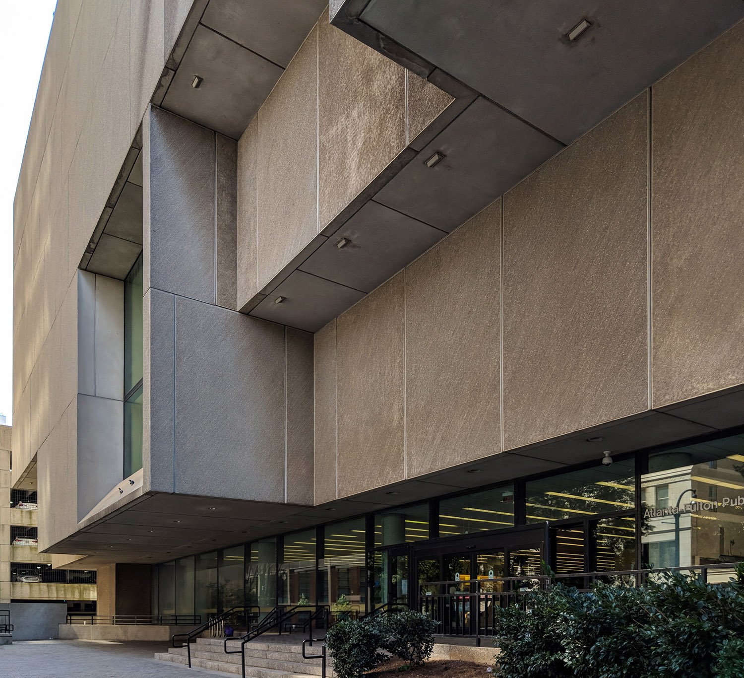 Original entrance of the Atlanta Central Library (demolished)
