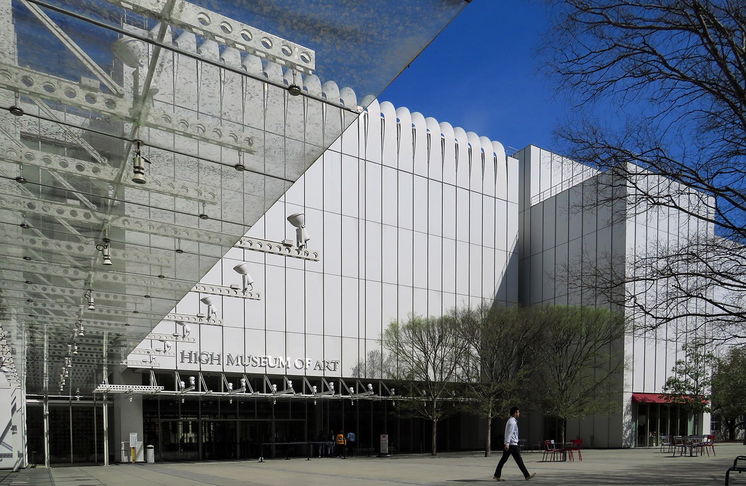 Renzo Piano Building Workshop with Lord, Aeck & Sargent, Inc. High Museum of Art Expansion (2005). Midtown, Atlanta.