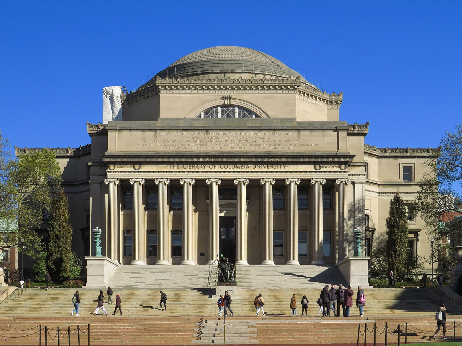 Charles McKim of McKim, Mead & White. Low Memorial Library at Columbia University (1897). New York.