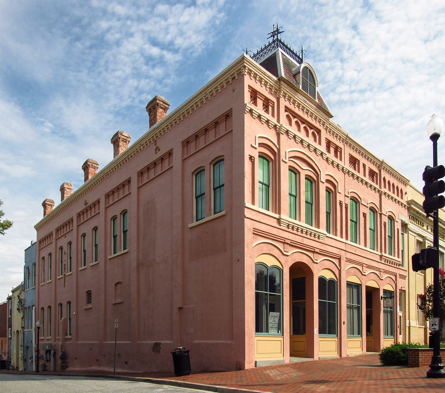 Architect unknown. 154-156 West Main Street (1882). Spartanburg, South Carolina.