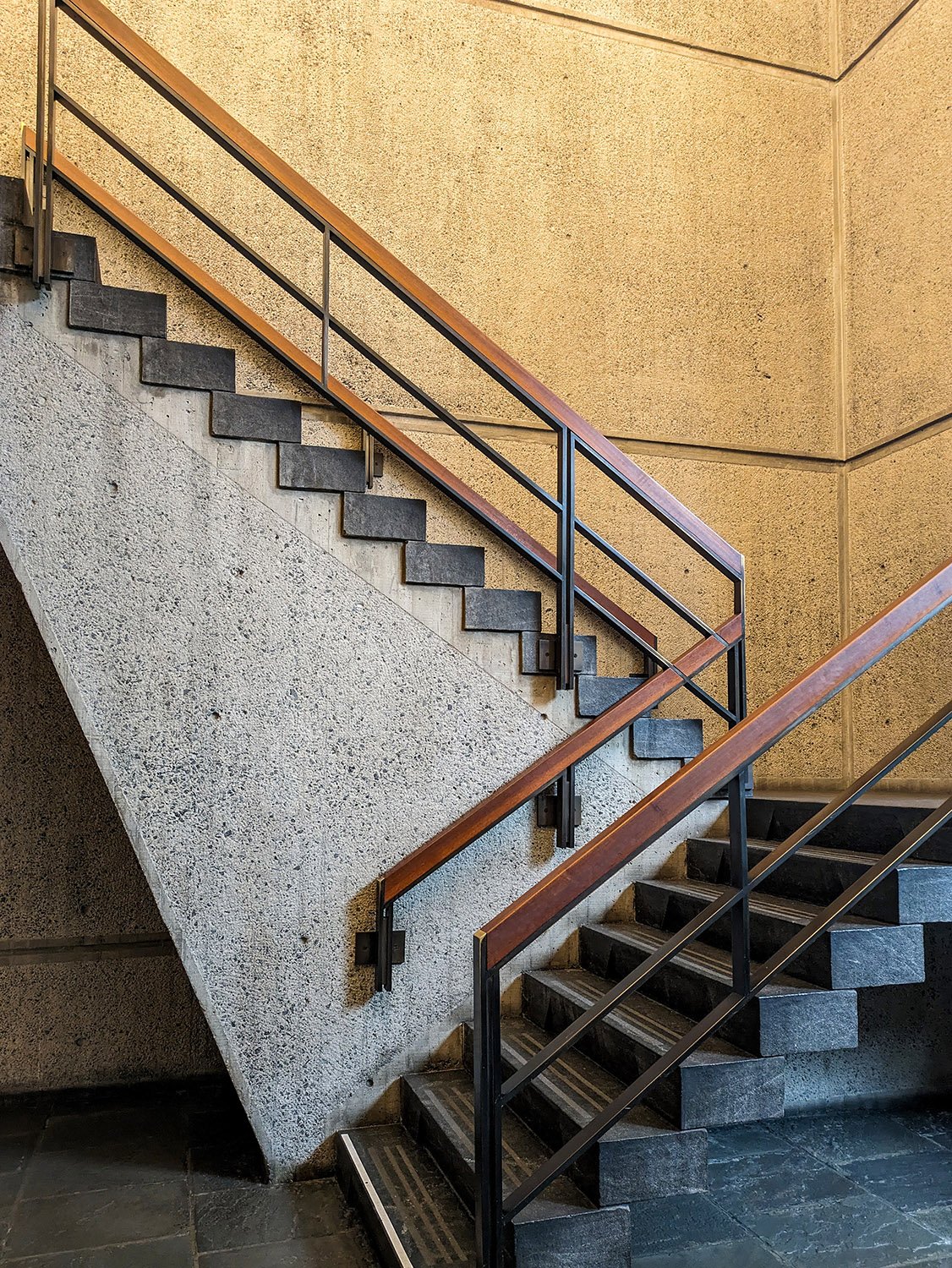 Stairwell in the Whitney Museum of Art, New York