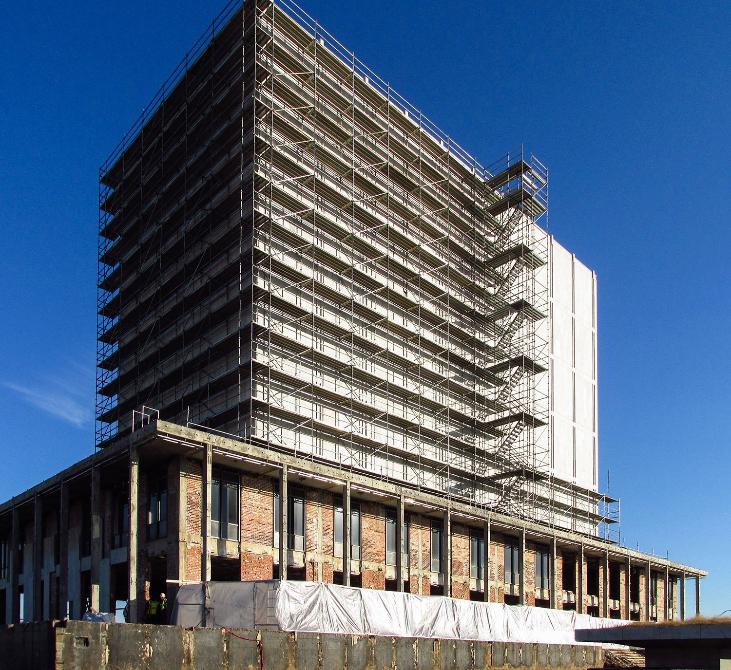 State of Georgia Archives and Records Building before demolition