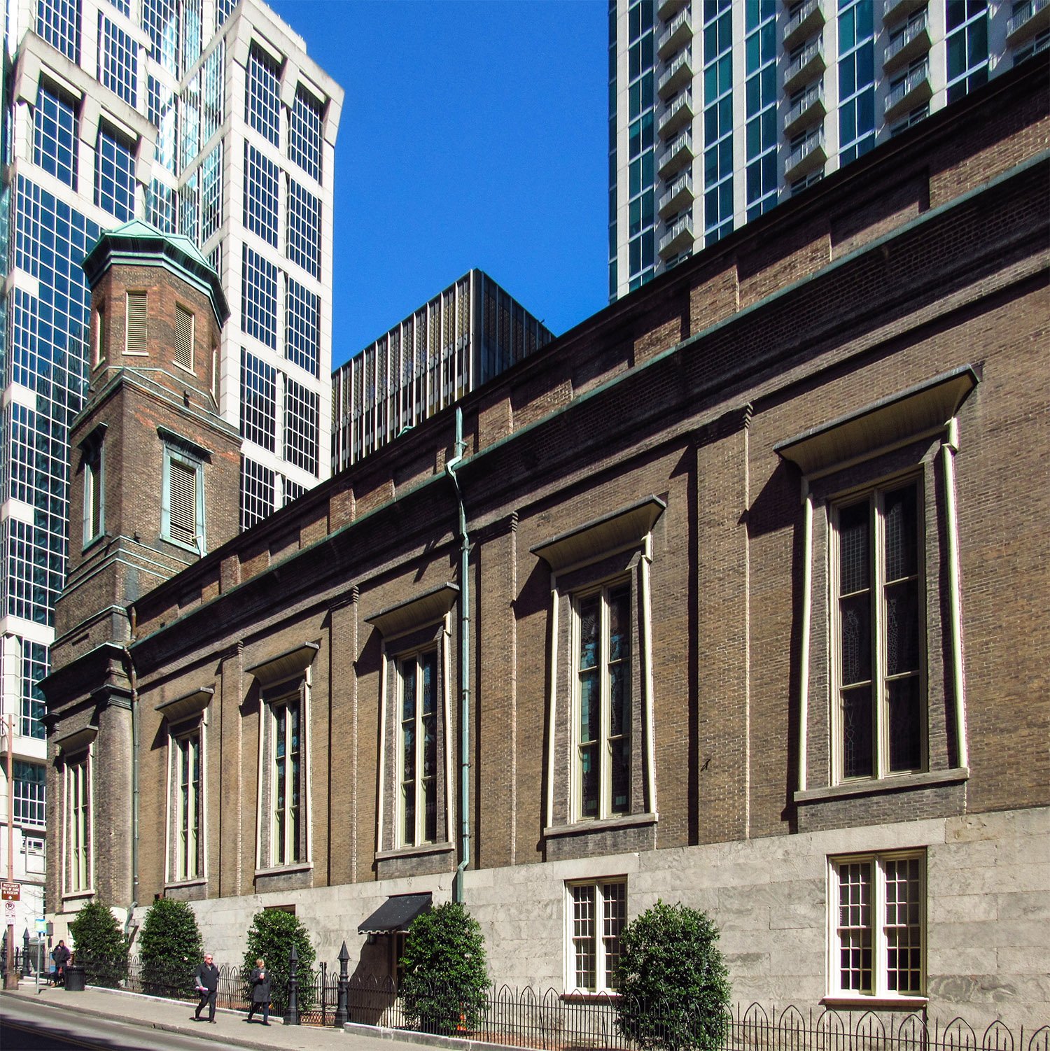 William Strickland. West elevation of First Presbyterian Church (1851). Nashville, Tennessee.