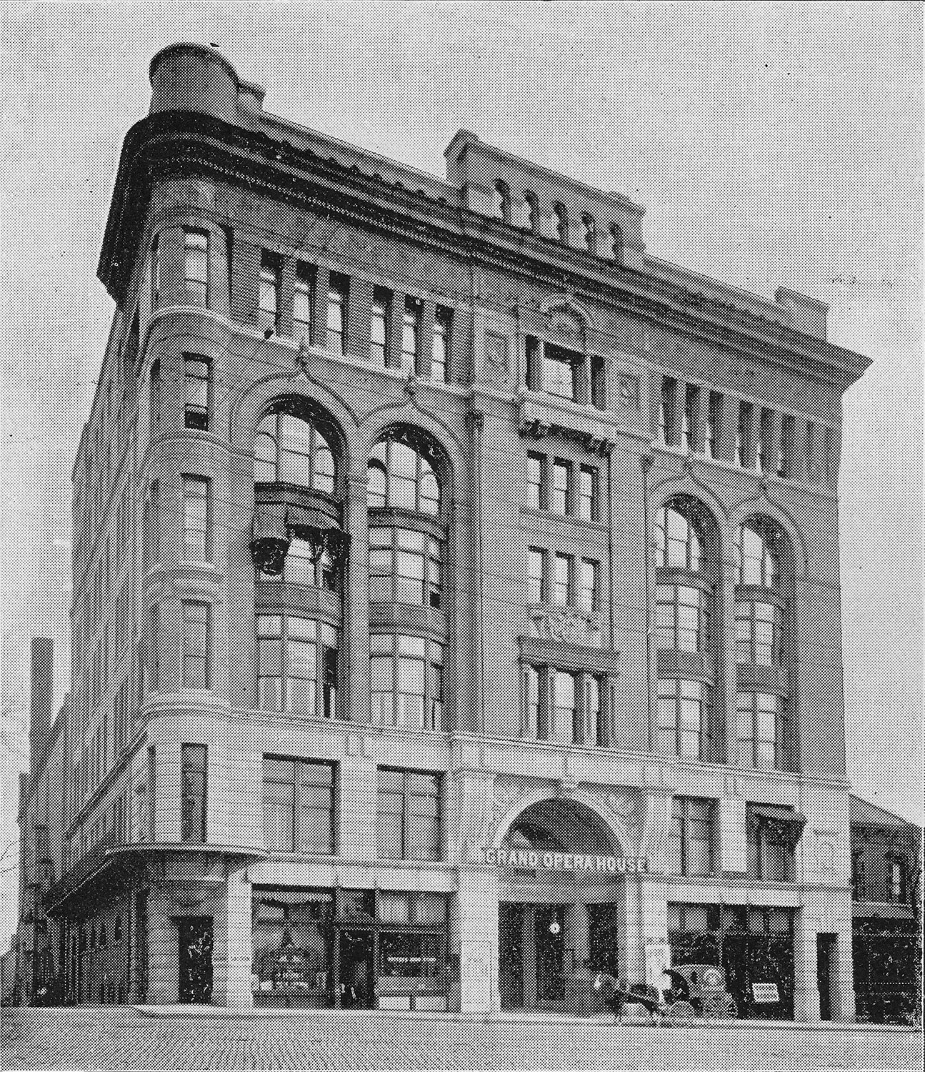 J.B. McElfatrick & Sons with Nixon & Lindsey. DeGive's Grand Opera House (1893, burned January 30, 1978). Atlanta.