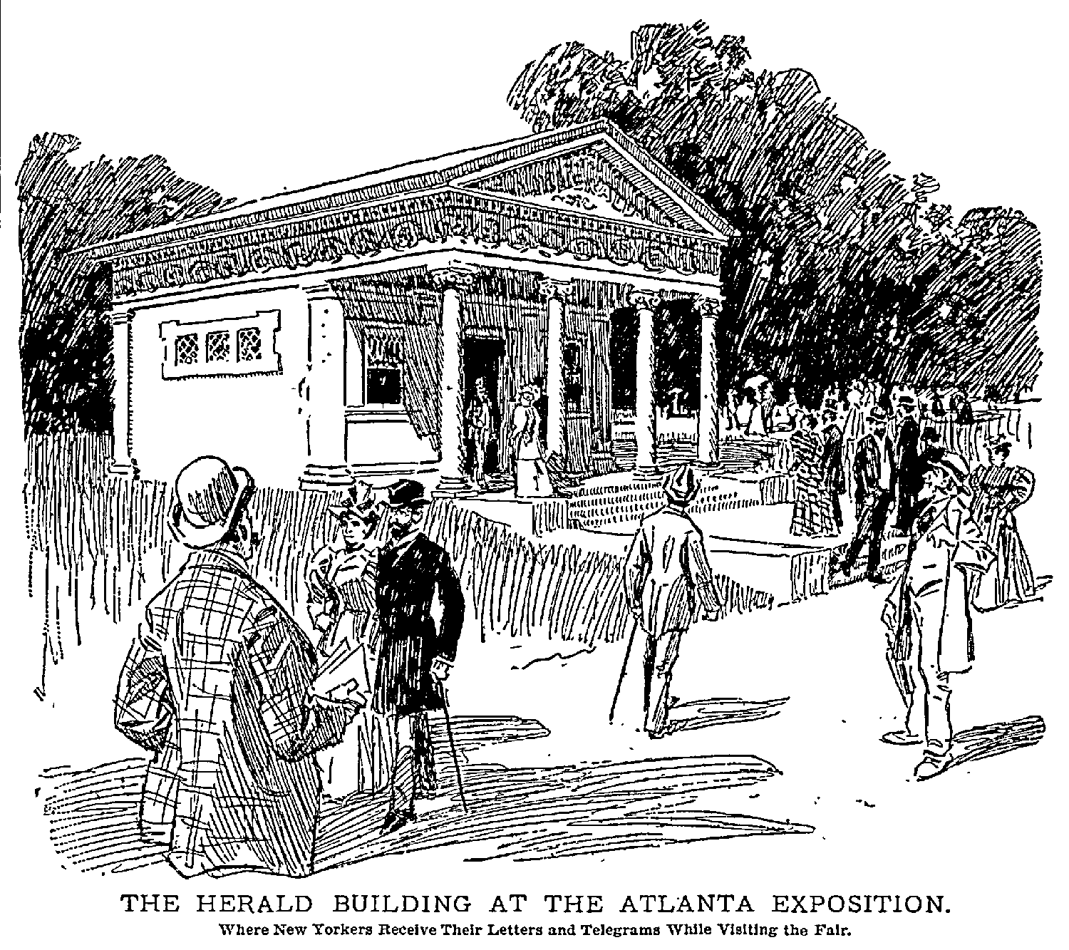 G.L. Norrman. New York Herald Building, Cotton States and International Exposition (1895). Atlanta.