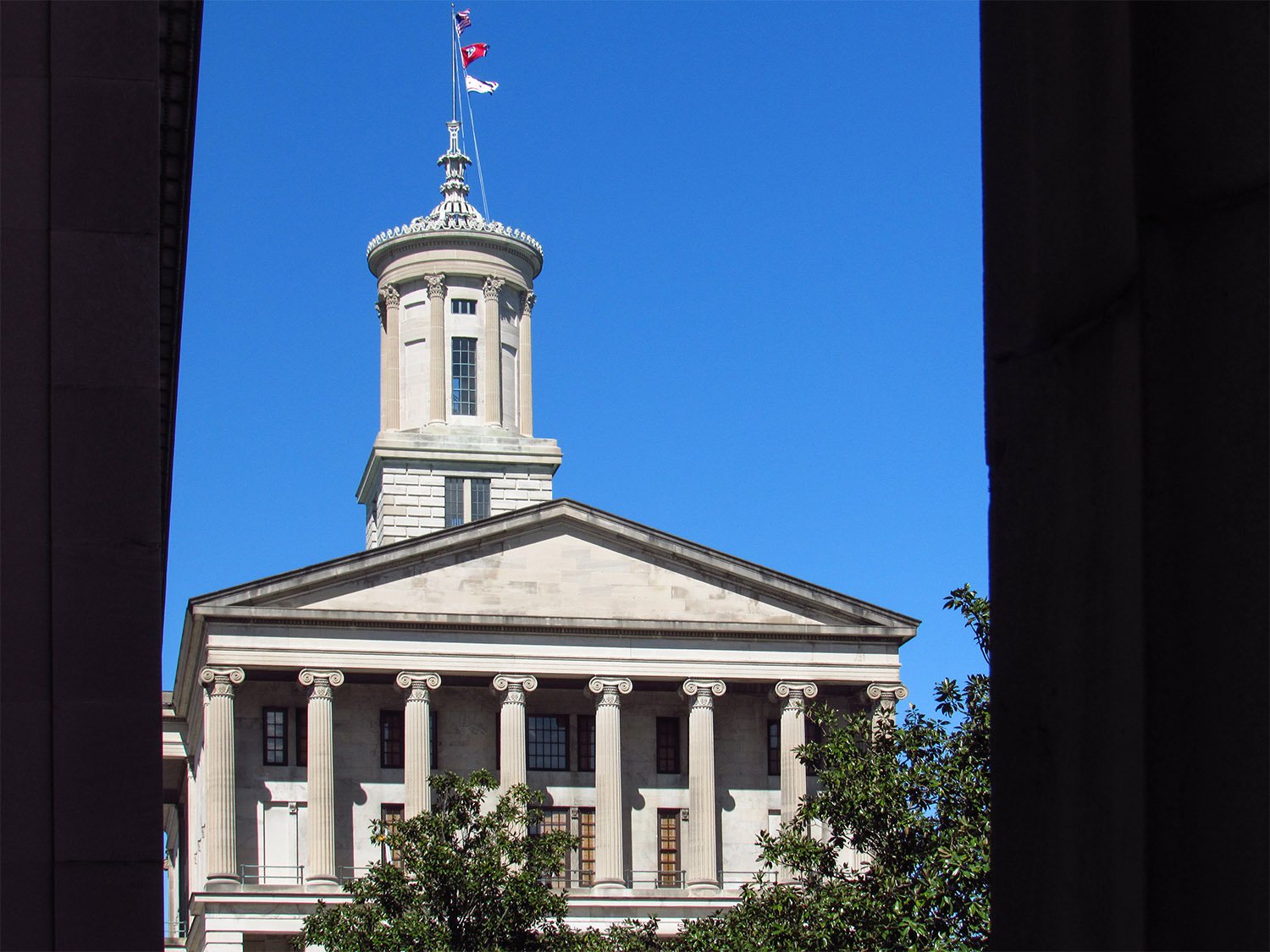 William Strickland. Tennessee State Capitol (1859). Nashville, Tennessee.