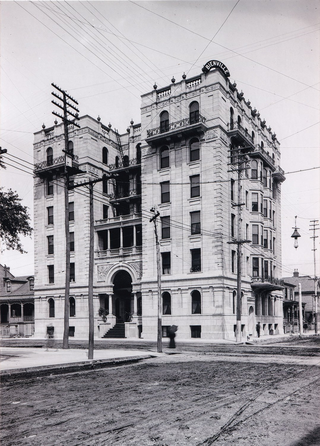 G.L. Norrman. Bienville Hotel (1900, demolished circa 1969). Mobile, Alabama.