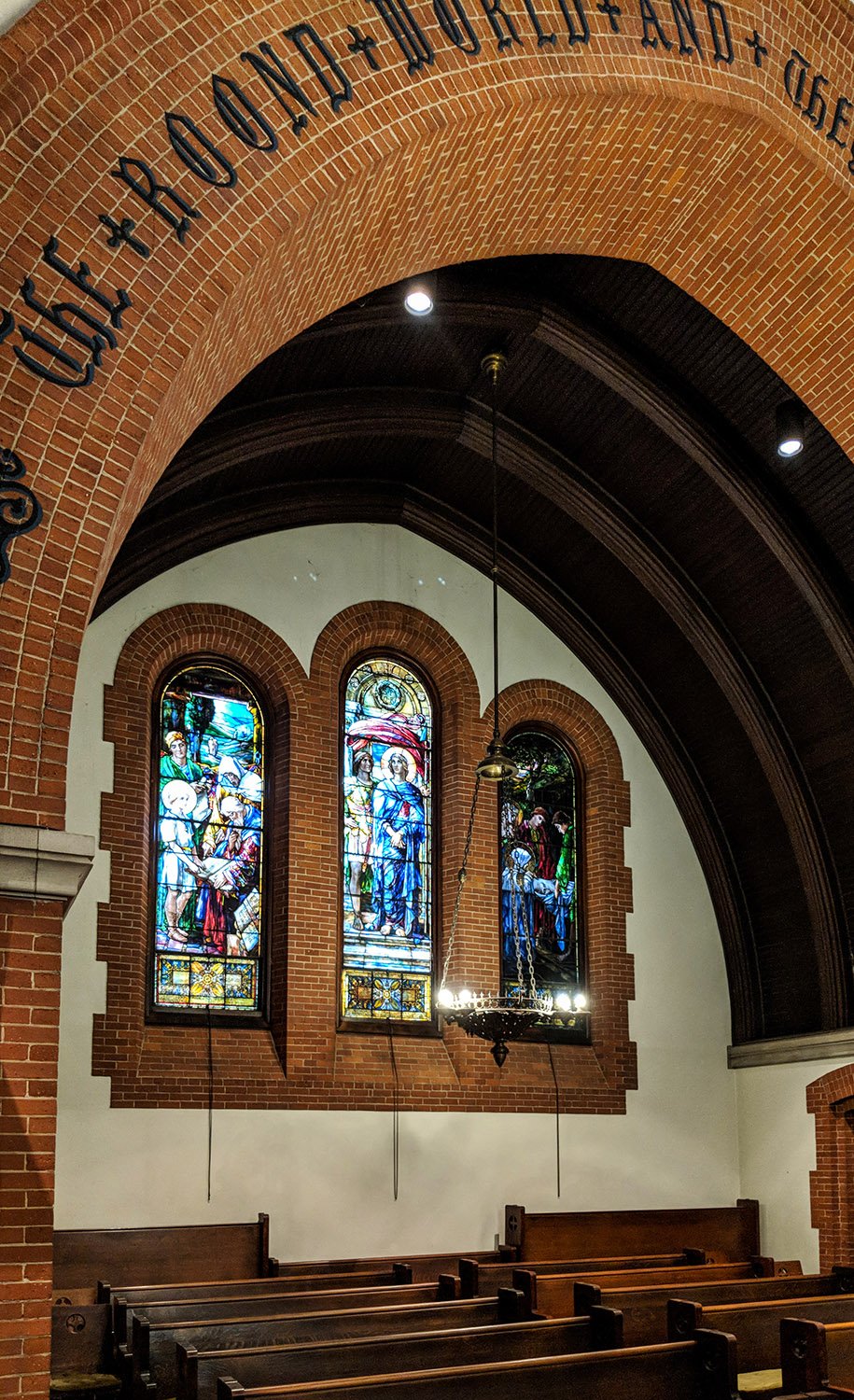 East transept of The Cathedral of All Souls, Asheville, North Carolina