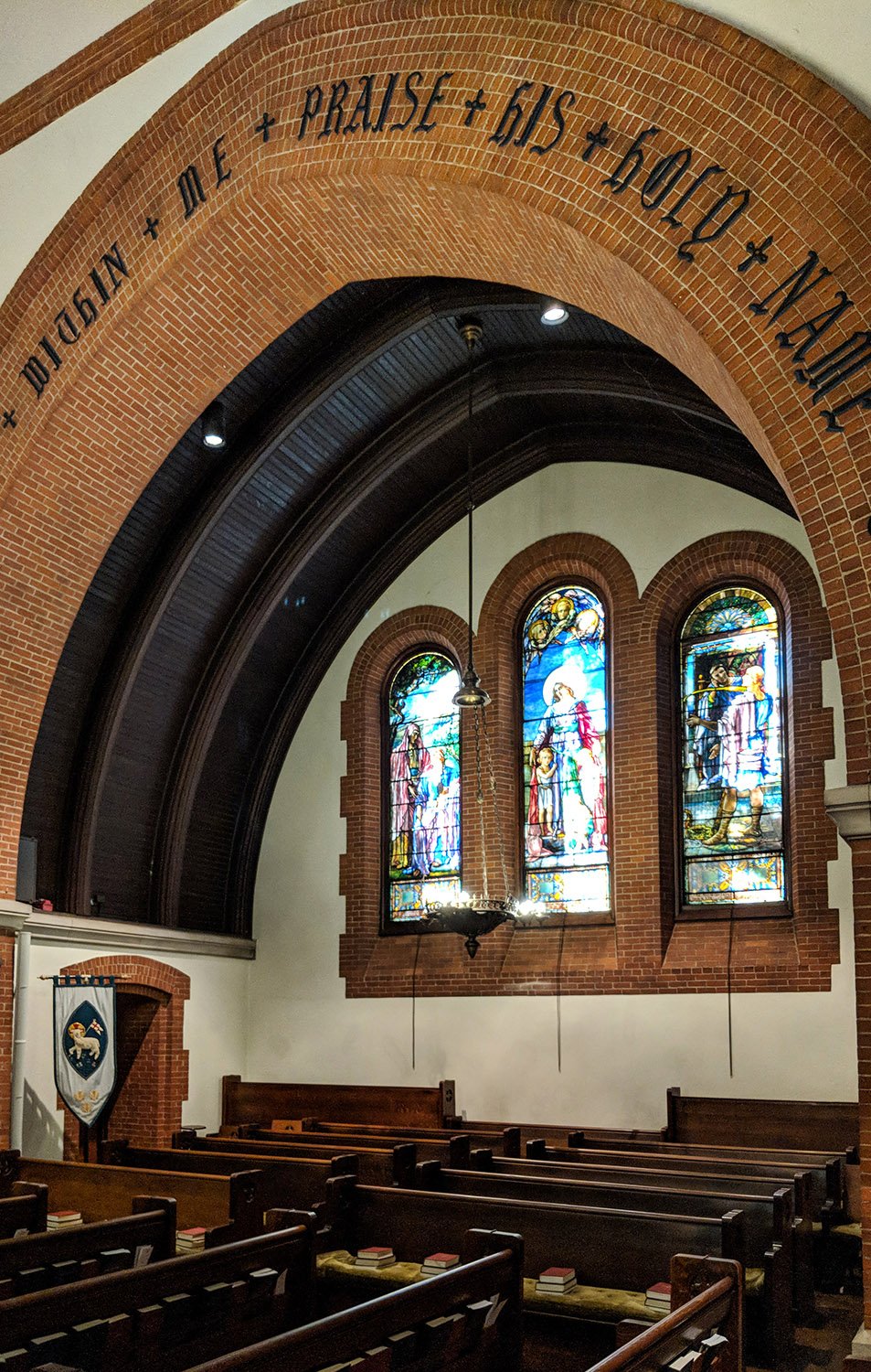 West transept of The Cathedral of All Souls, Asheville, North Carolina