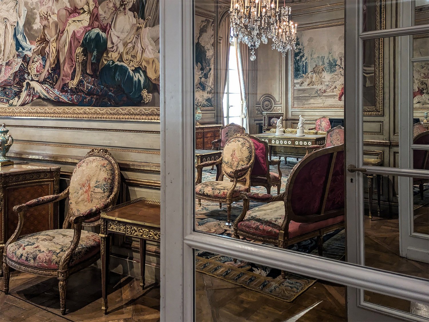 Maison Carlhian. Drawing Room from a Town House: 901 Fifth Avenue, New York City (1923). On exhibit at the Philadelphia Art Museum.