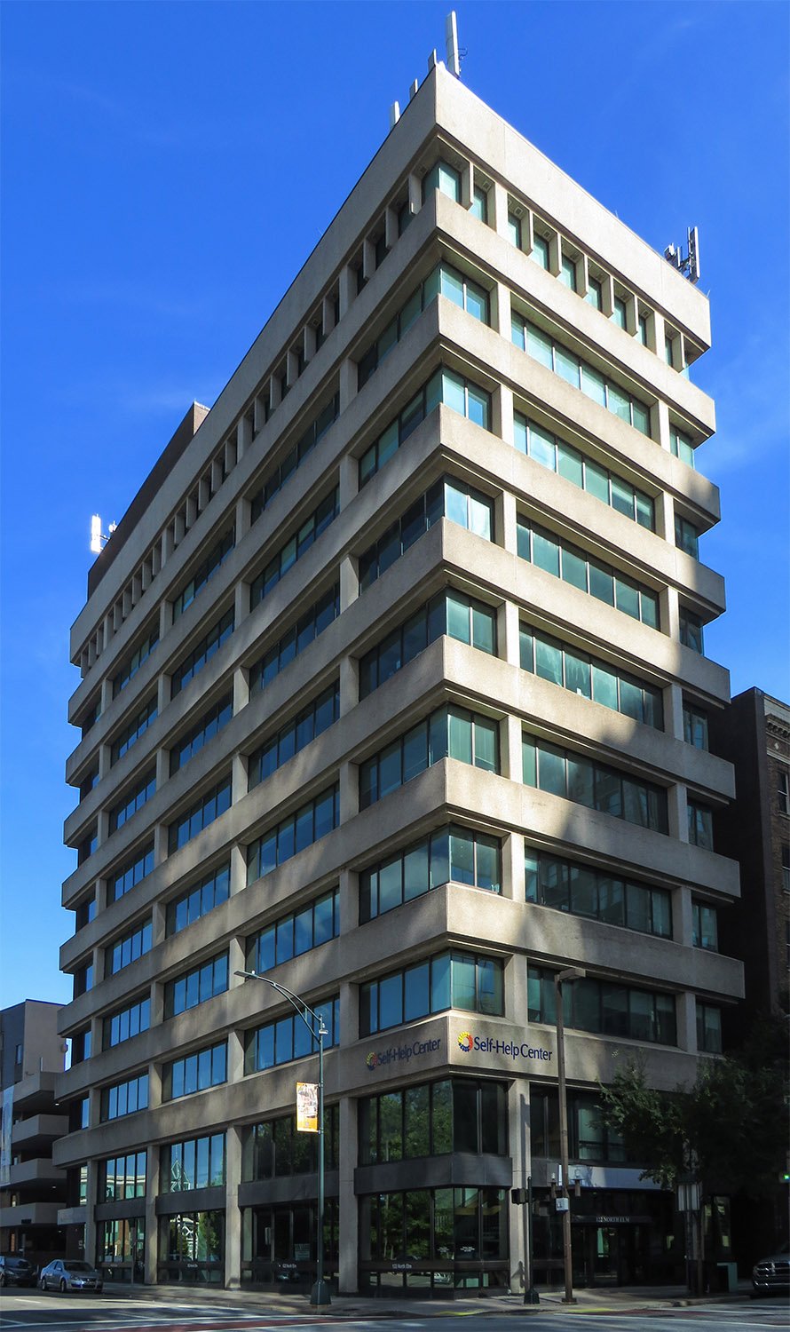 Leif Valand Associates.First Union National Bank (1971). Greensboro, North Carolina. 