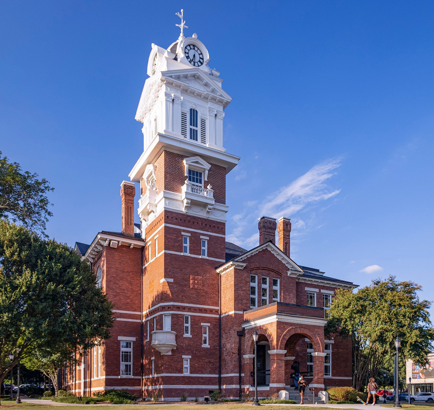 E.G. Lind. Gwinnett County Courthouse (1885). McKinney. Clock Tower (1908). Lawrenceville, Georgia.